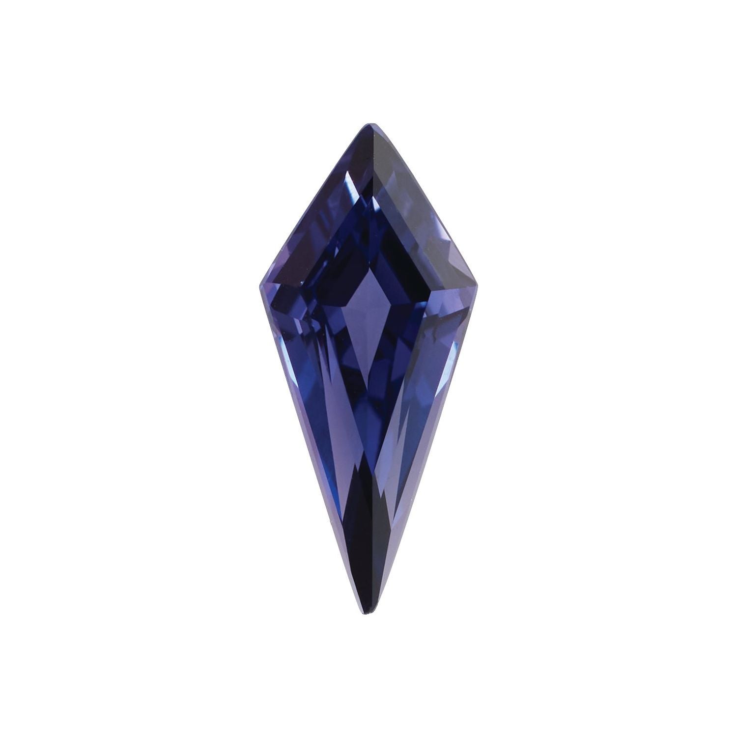 9x4 mm Kite Lab-Grown Purple Sapphire – Step-Cut – Eye-Clean Quality — Sapphire Row