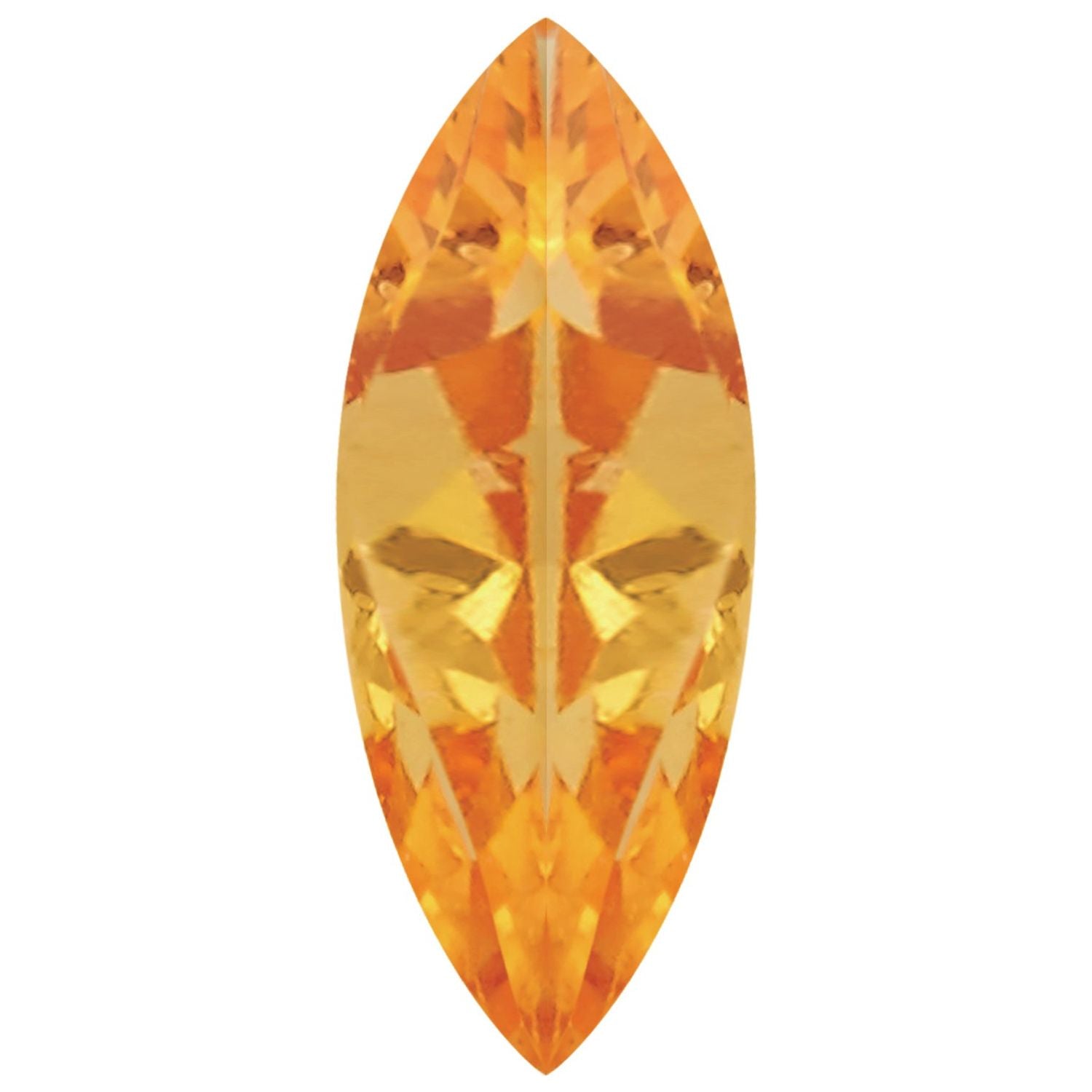 5x2.5 mm Marquise Natural Orange Spessartite Garnet – Faceted Cut – AA Quality — Sapphire Row
