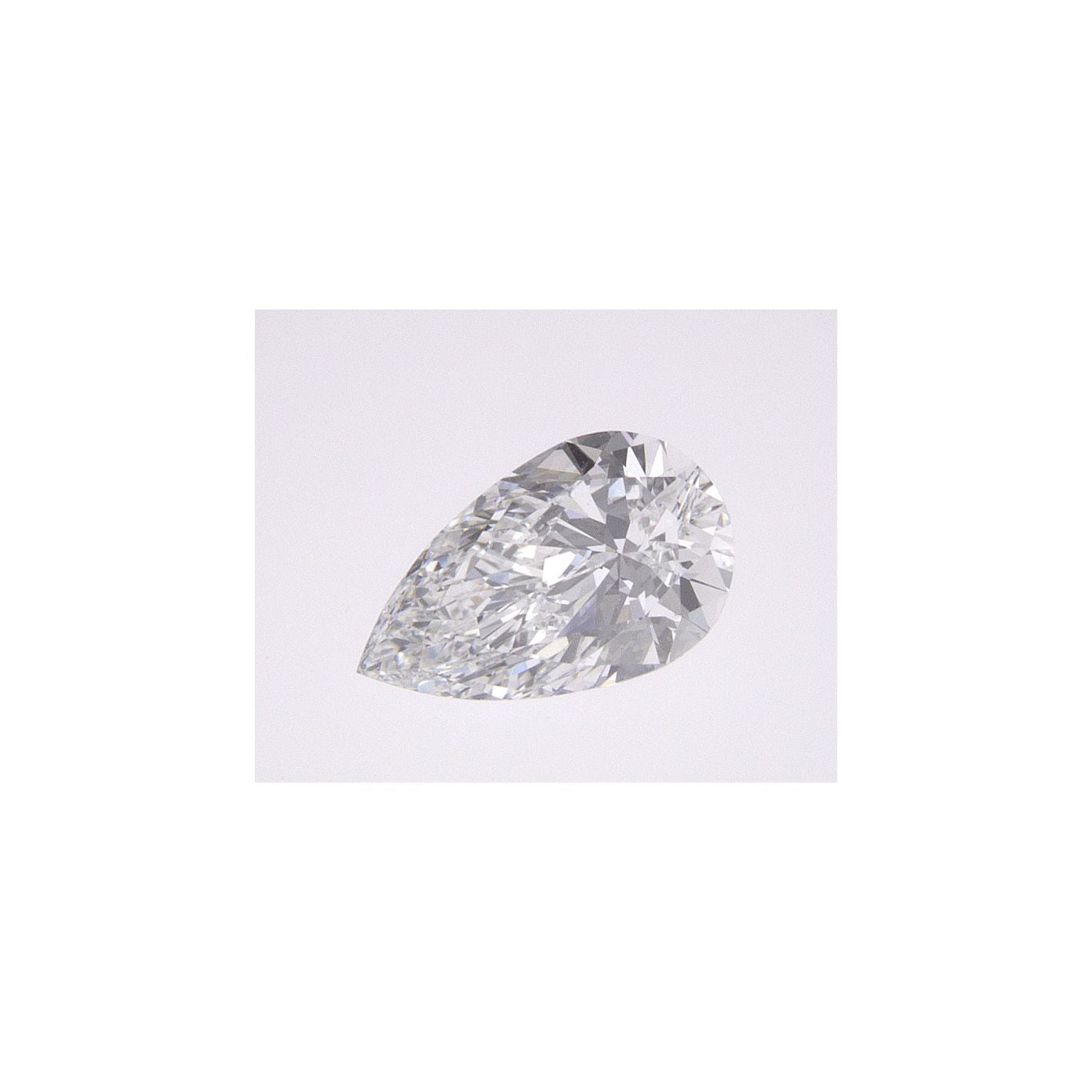 0.50 ct Pear Natural Diamond – E VVS1 – Faceted Cut – GIA Certified — Sapphire Row