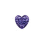 5 mm Heart Lab-Grown Purple Sapphire – Faceted Cut – Eye-Clean Quality — Sapphire Row