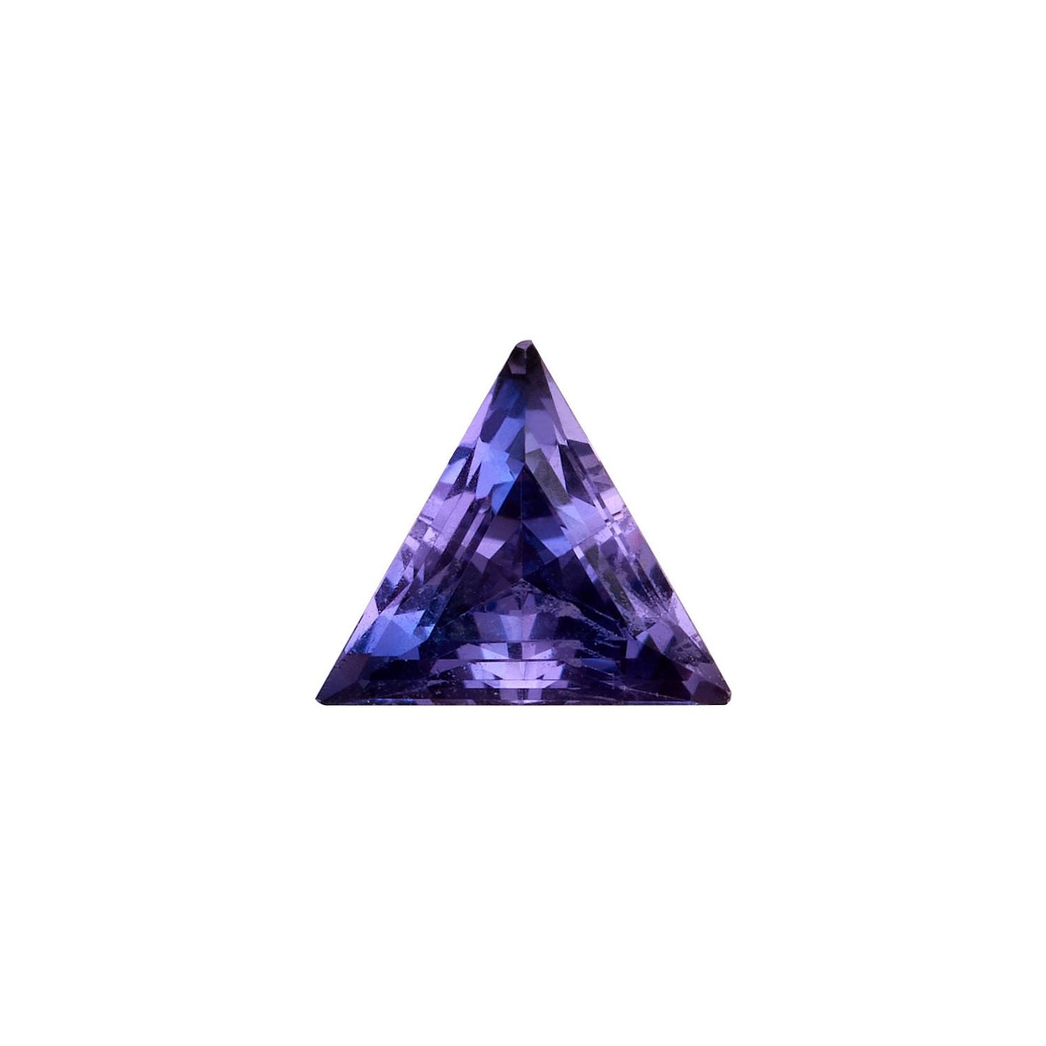 3 mm Triangle Lab-Grown Purple Sapphire – Step-Cut – Eye-Clean Quality — Sapphire Row