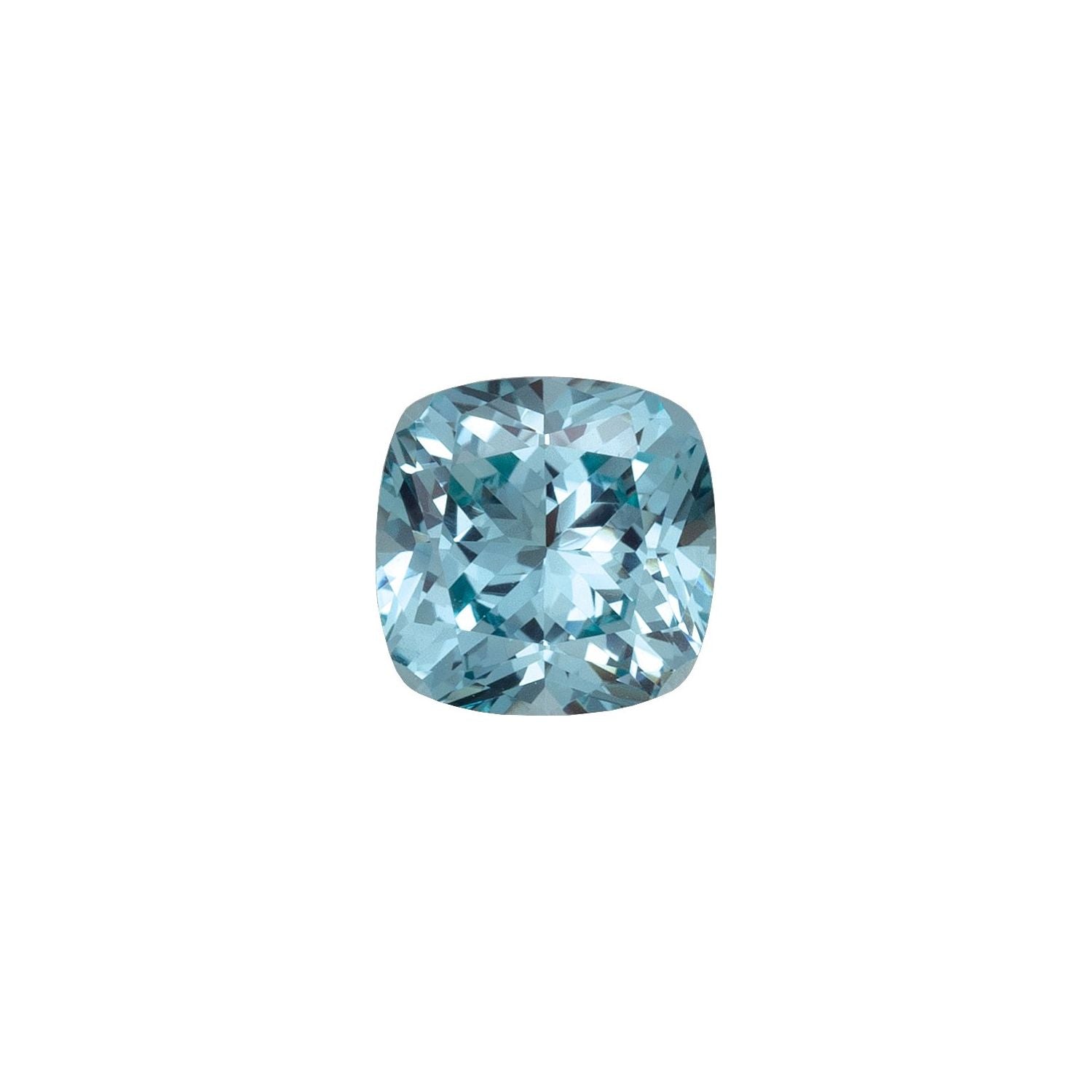 4 mm Cushion Lab-Grown Aqua Sapphire – Faceted Cut – Eye-Clean Quality — Sapphire Row