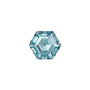 7 mm Hexagon Lab-Grown Aqua Sapphire – Step-Cut – Eye-Clean Quality — Sapphire Row
