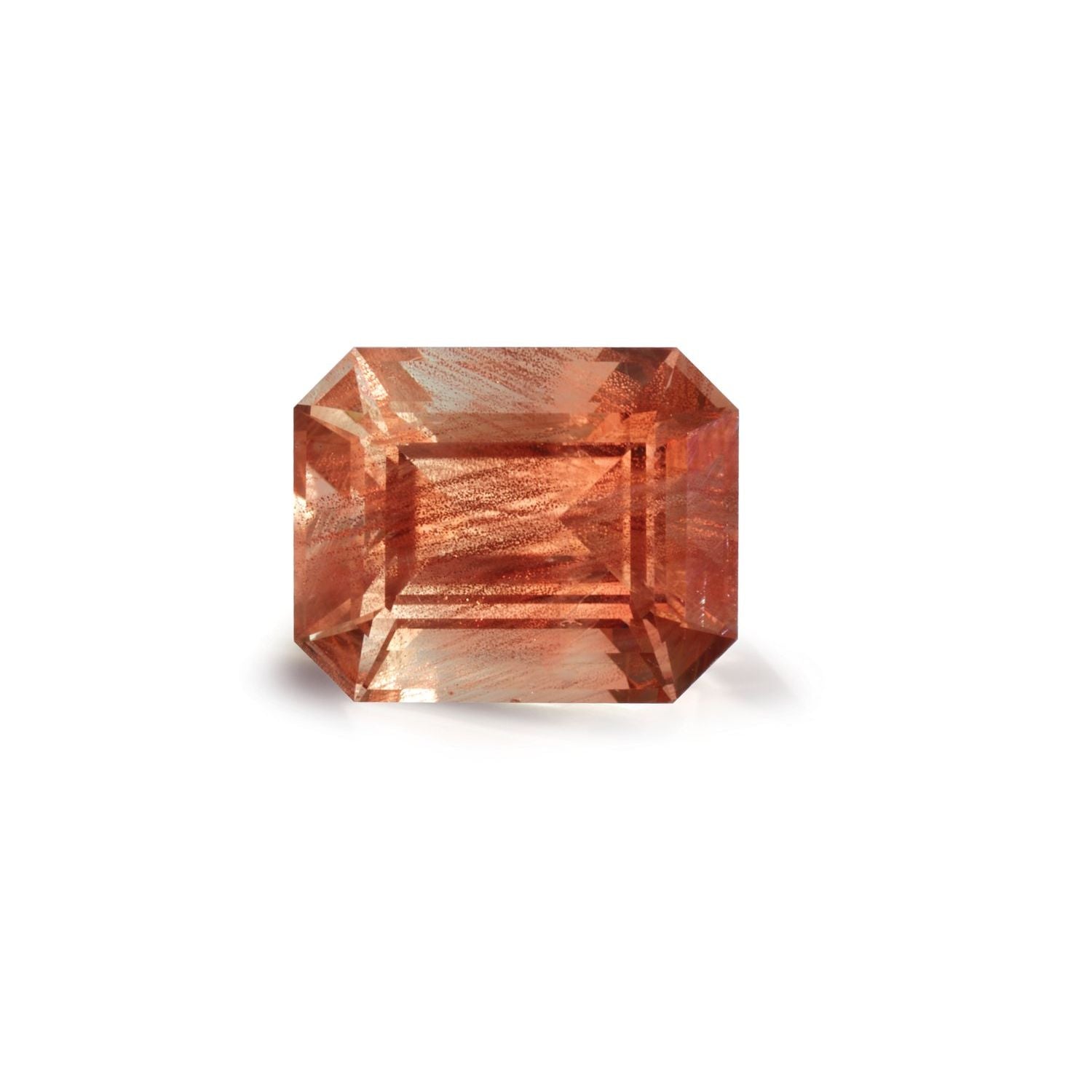 5.25 ct Emerald Natural Natural Sunstone Sunstone – Step-cut – N/A Certified — Sapphire Row
