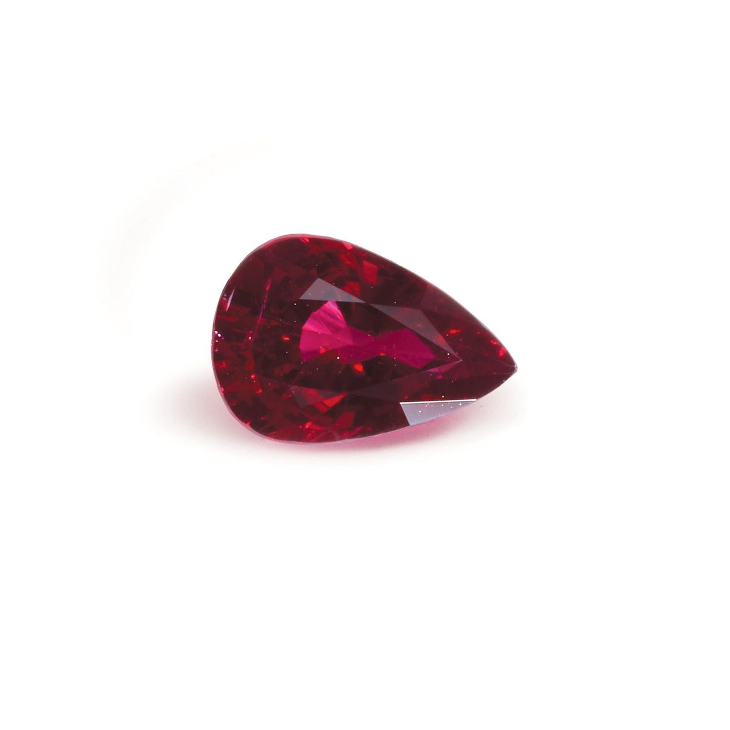 1.82 ct Pear Natural Natural Ruby Ruby – Faceted Cut – N/A Certified — Sapphire Row