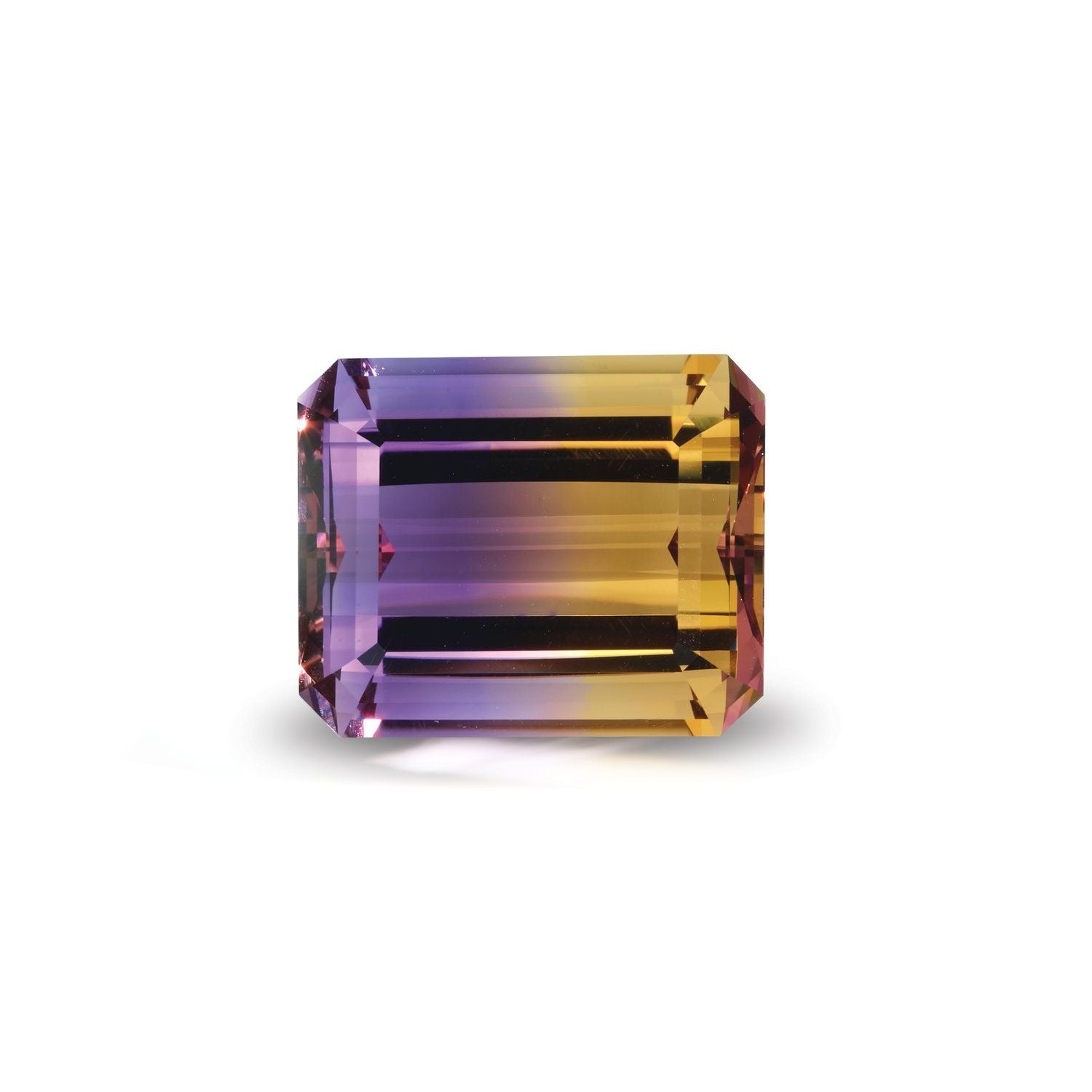 25.39 ct Emerald Natural Natural Ametrine Ametrine – Step-cut – N/A Certified — Sapphire Row