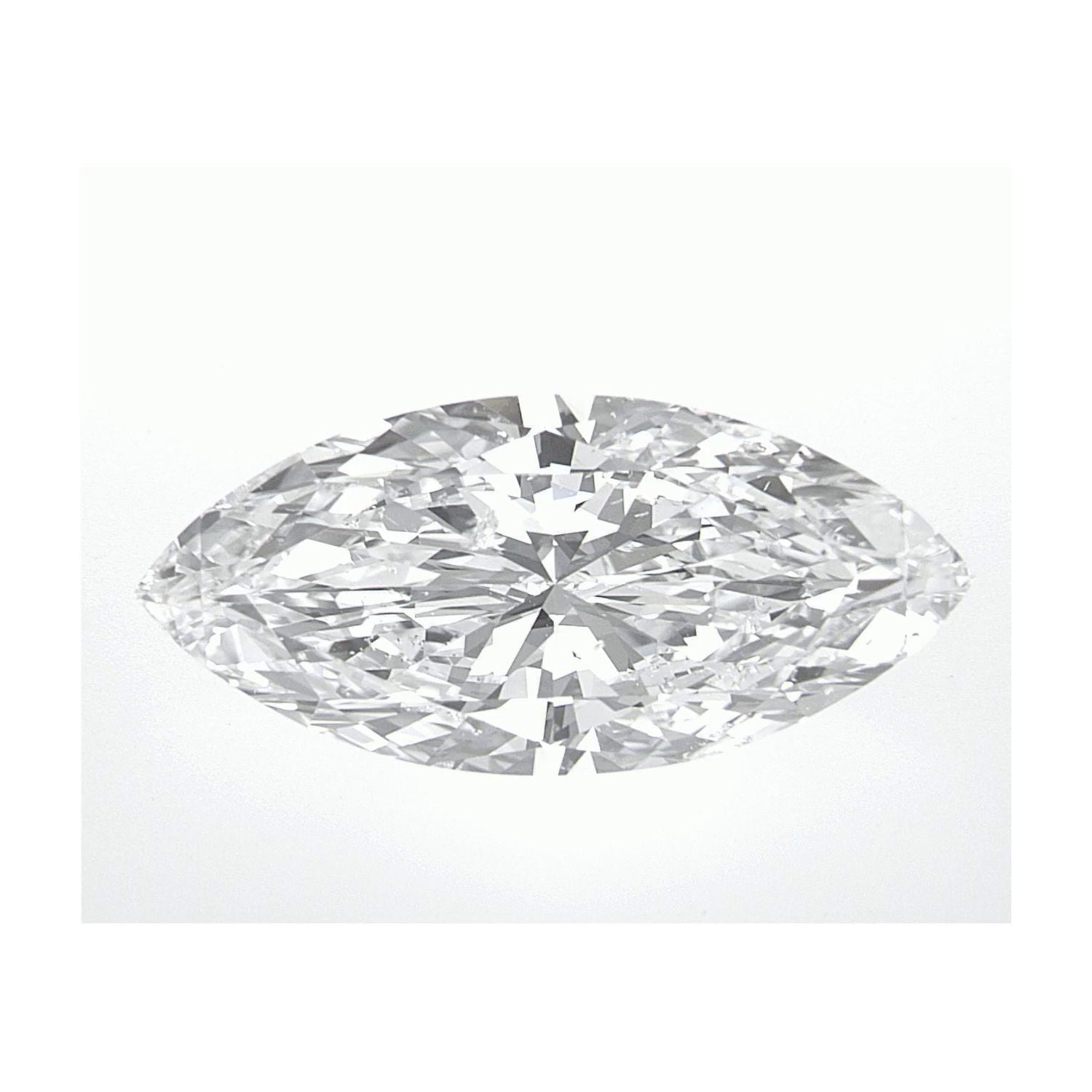 3.00 ct Marquise Natural Diamond – D SI2 – Faceted Cut – GIA Certified — Sapphire Row