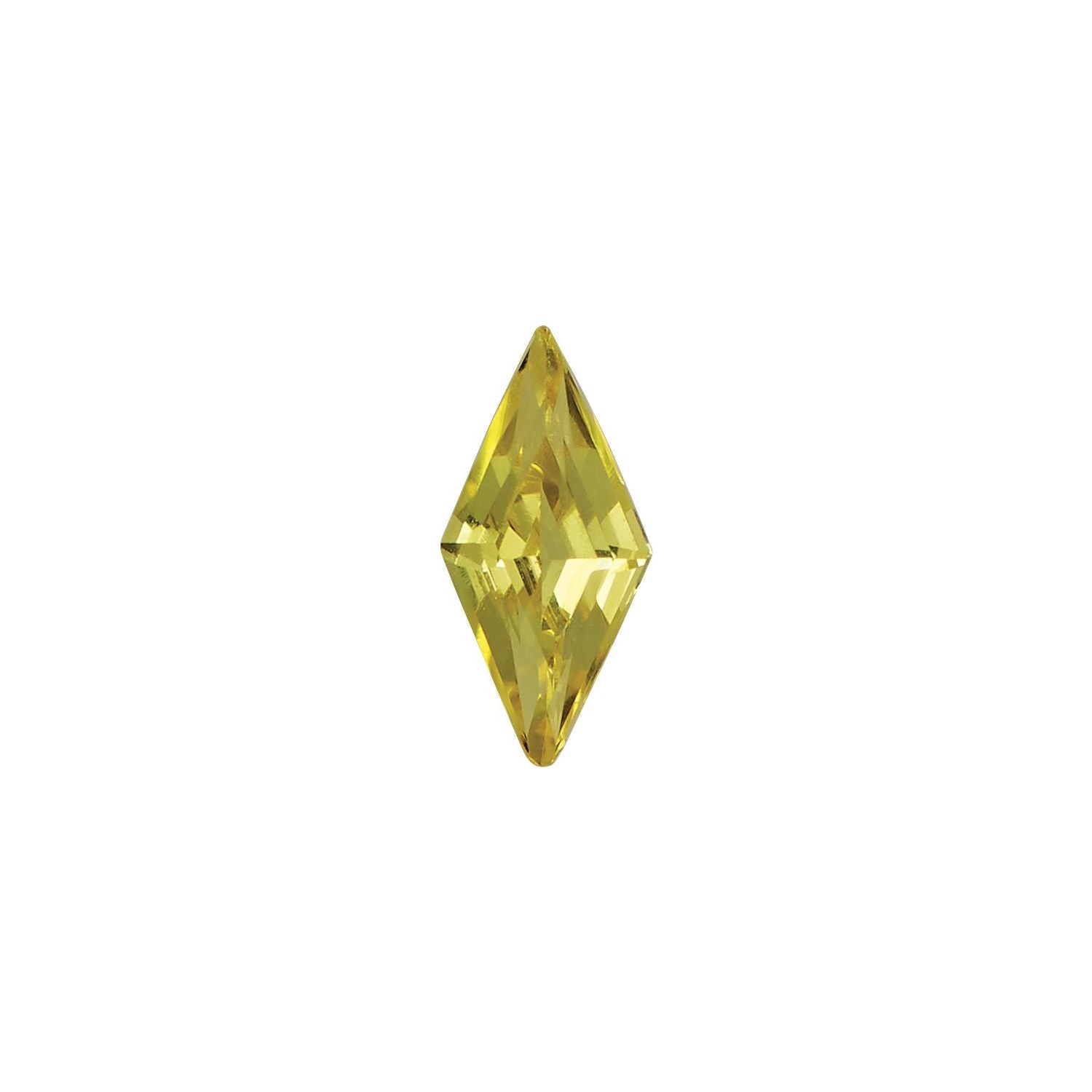 9x4.5 mm Lozenge Lab-Grown Yellow Sapphire – Step-Cut – Eye-Clean Quality — Sapphire Row