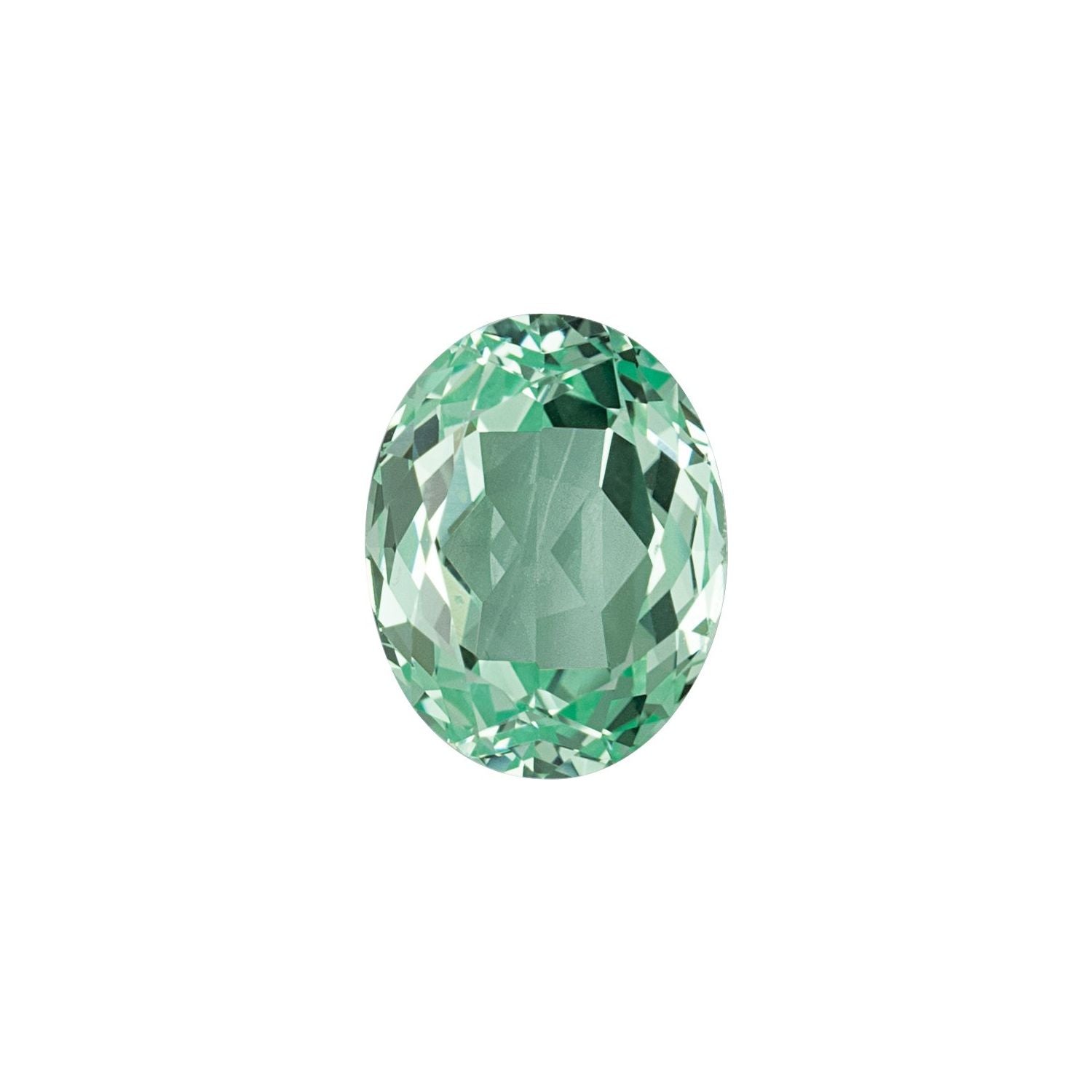 5x3 mm Oval Lab-Grown Mint Green Sapphire – Faceted Cut – Eye-Clean Quality — Sapphire Row