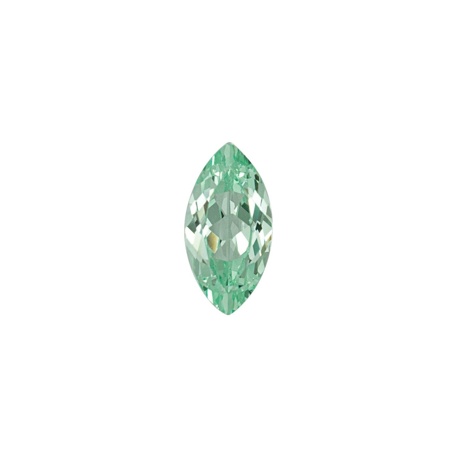 4x2 mm Marquise Lab-Grown Mint Green Sapphire – Faceted Cut – Eye-Clean Quality — Sapphire Row