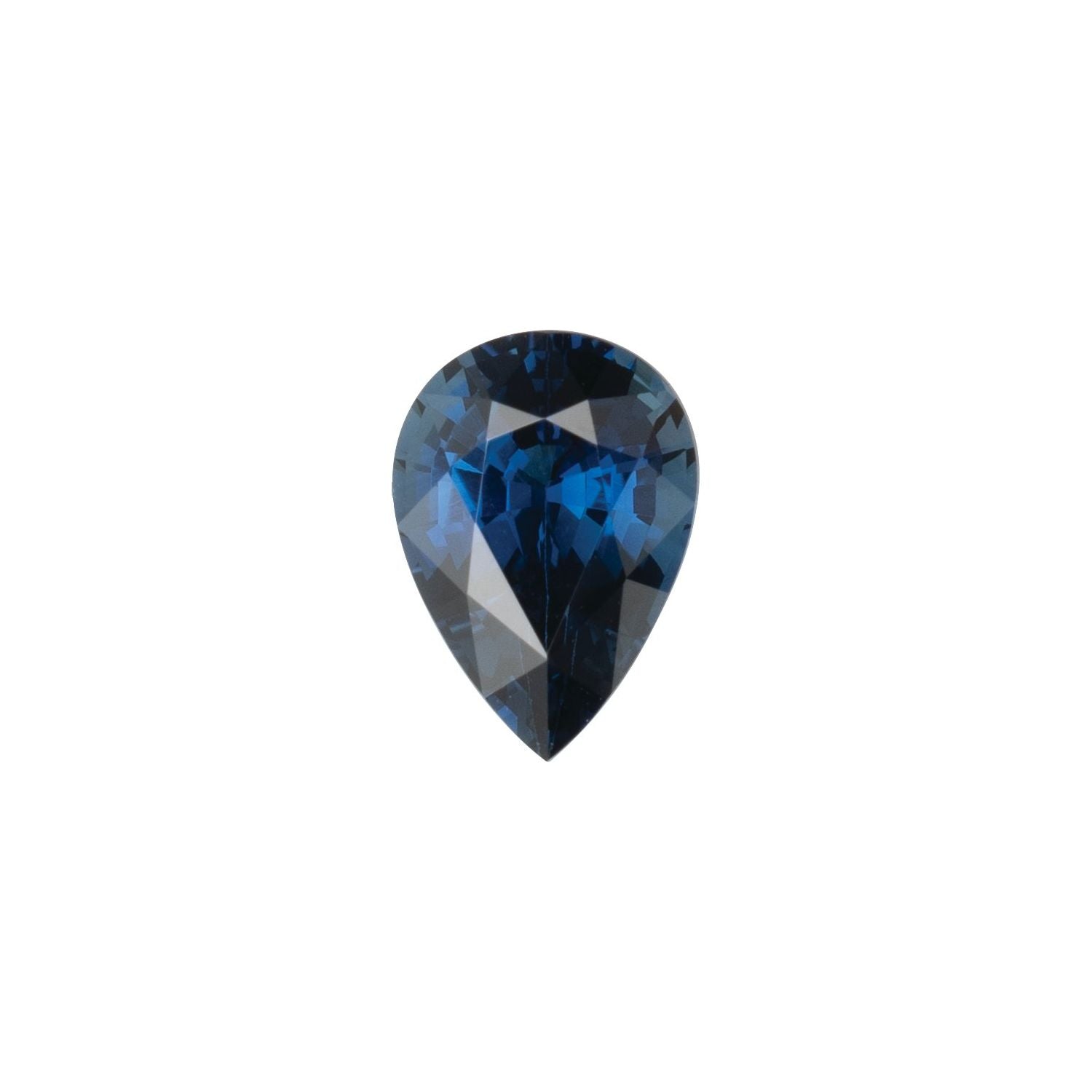 5x4 mm Pear Natural Blue Sapphire – Faceted Cut – AA Quality — Sapphire Row
