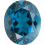 Lot of 10 – 5x3 mm Oval Natural London Blue Topaz – Faceted Cut – AA Quality — Sapphire Row