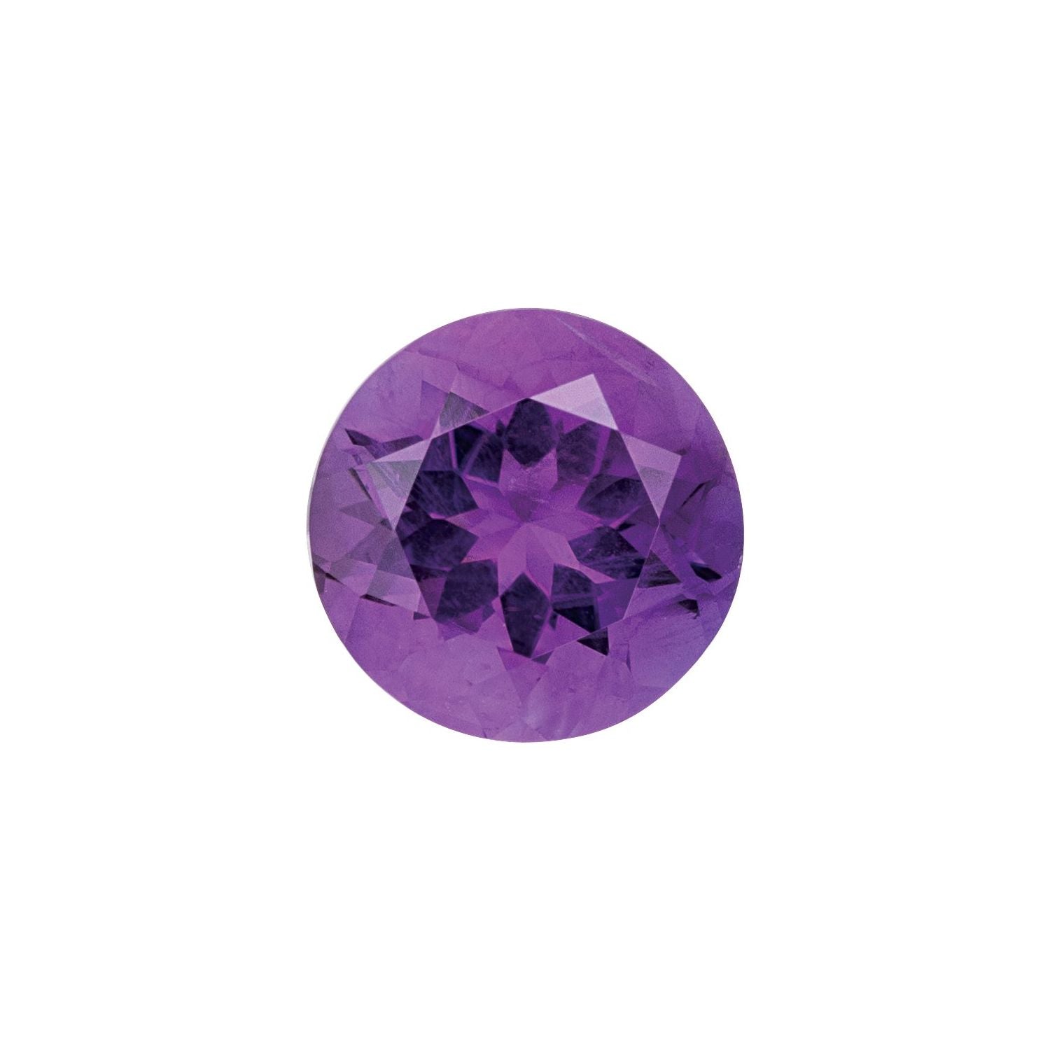 6 mm Round Natural Purple Amethyst – Faceted Cut – AA Quality — Sapphire Row