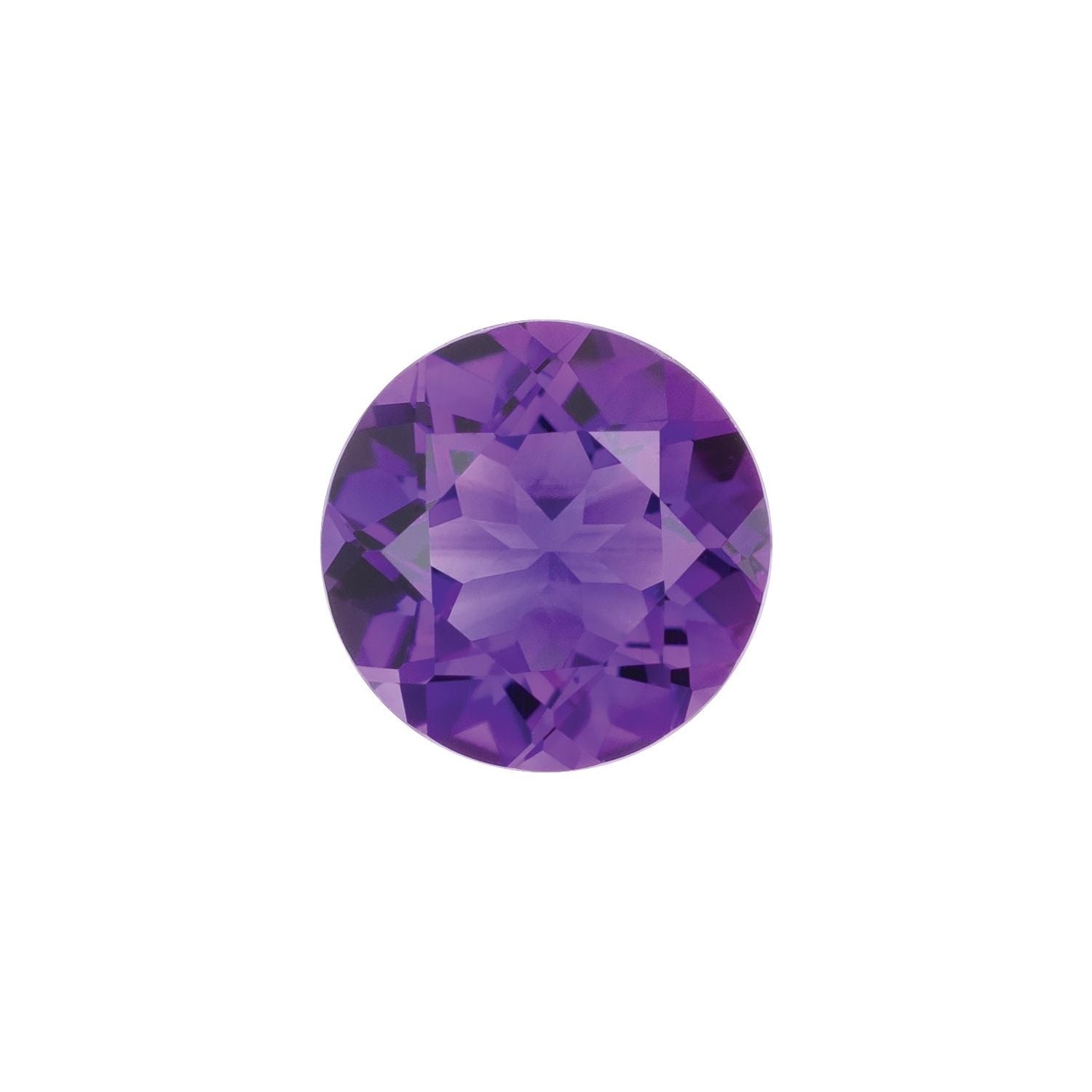 6 mm Round Natural Purple Amethyst – Faceted Cut – AAA Quality — Sapphire Row