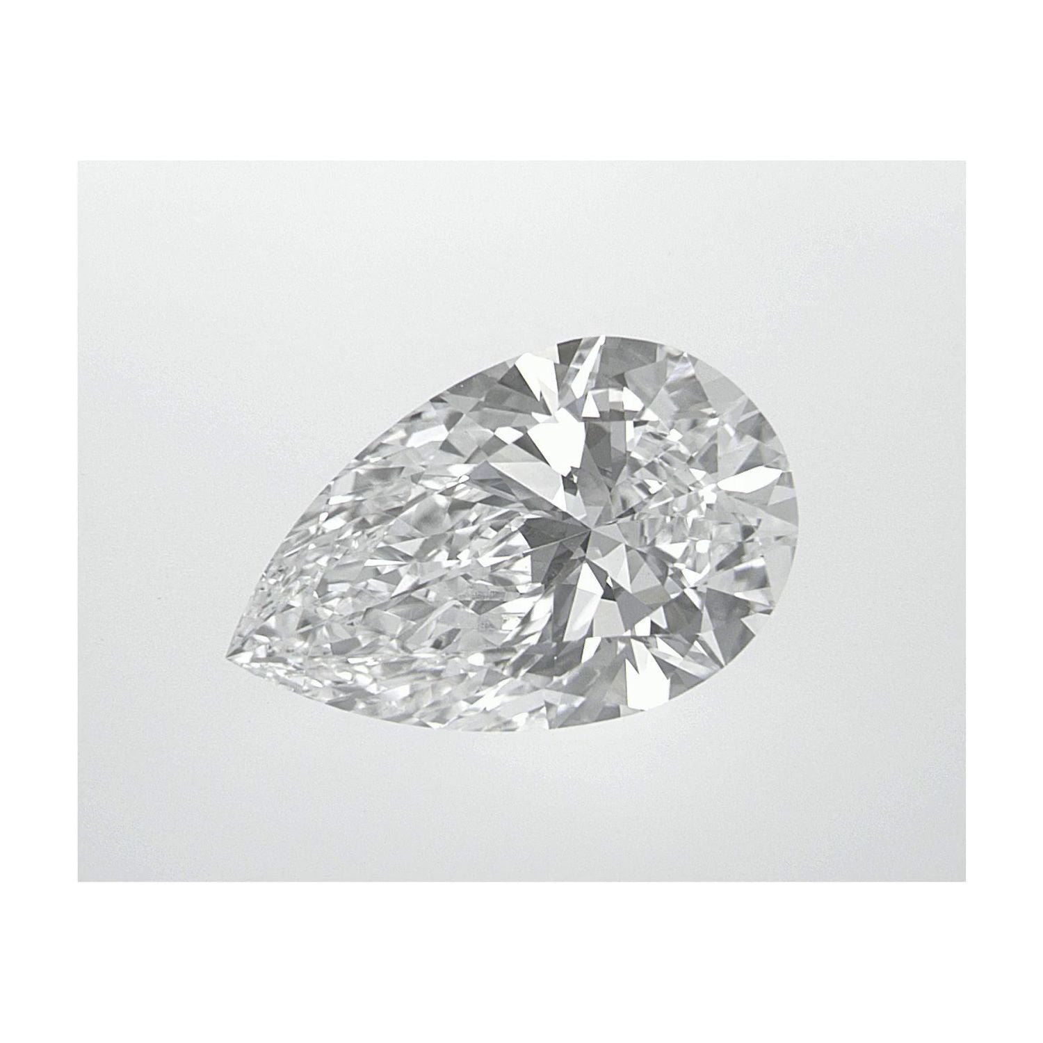 2.80 ct Pear Lab-Grown Diamond – E VS1 – Faceted Cut – IGI Certified — Sapphire Row