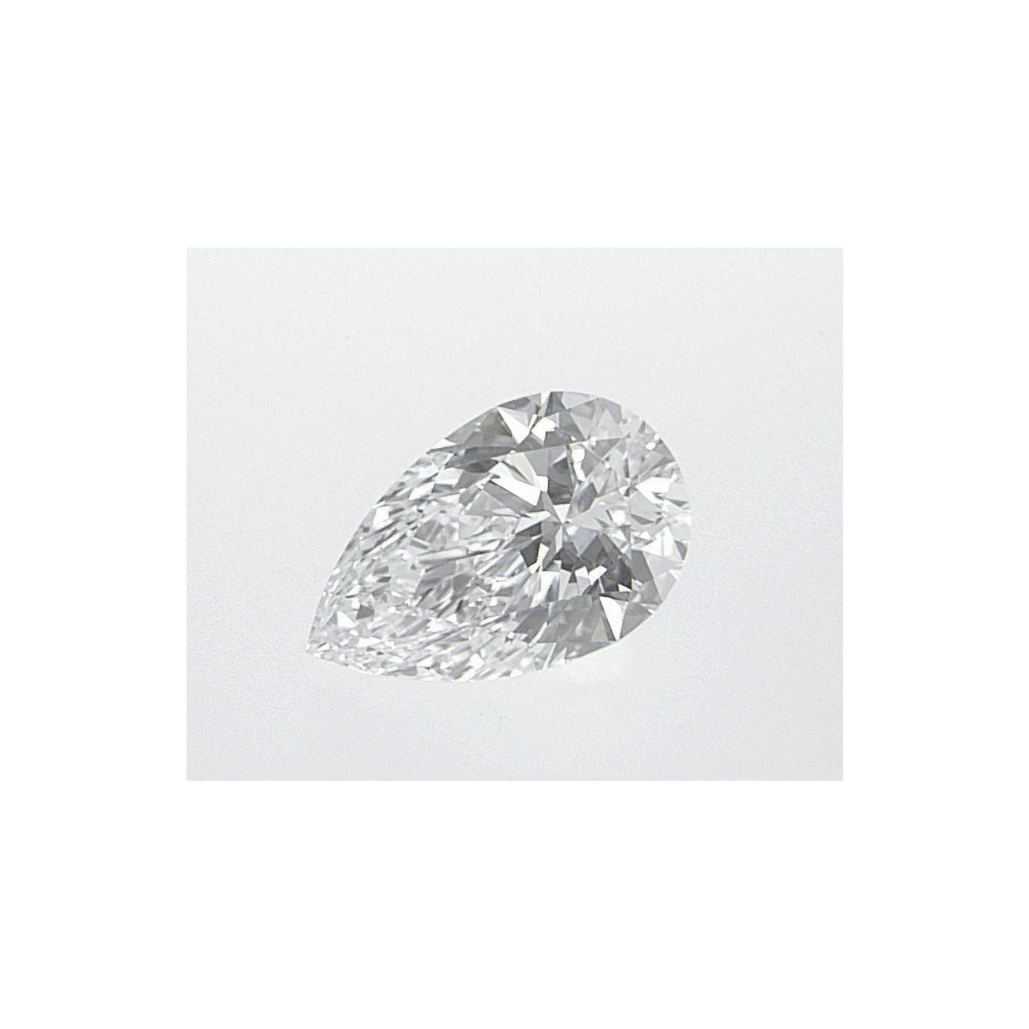 0.60 ct Pear Natural Diamond – D VS1 – Faceted Cut – GIA Certified — Sapphire Row
