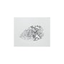 0.52 ct Pear Natural Diamond – D VS1 – Faceted Cut – GIA Certified — Sapphire Row