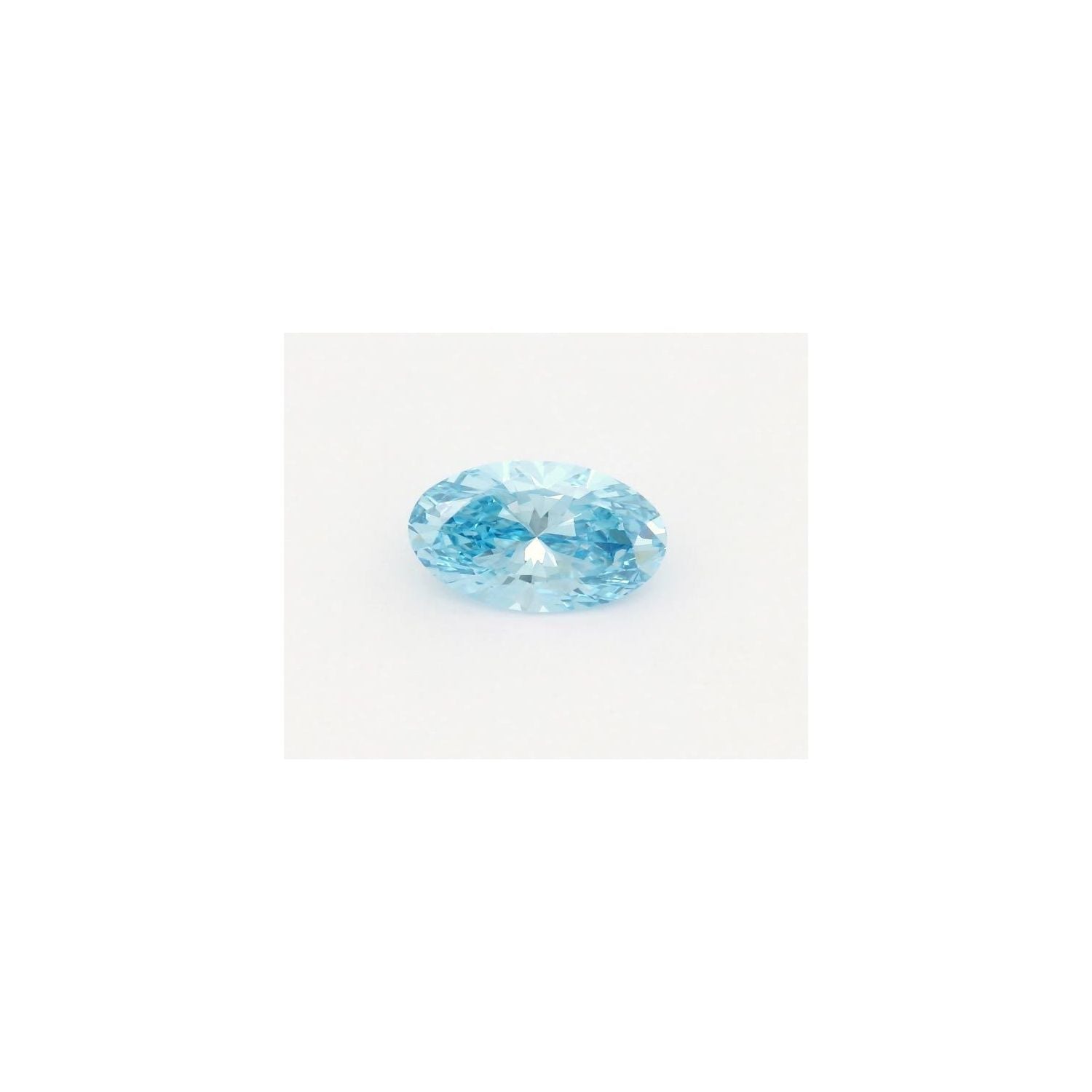 2.98 ct Oval Lab-Grown Diamond – Fa VS1 – Faceted Cut – IGI Certified — Sapphire Row