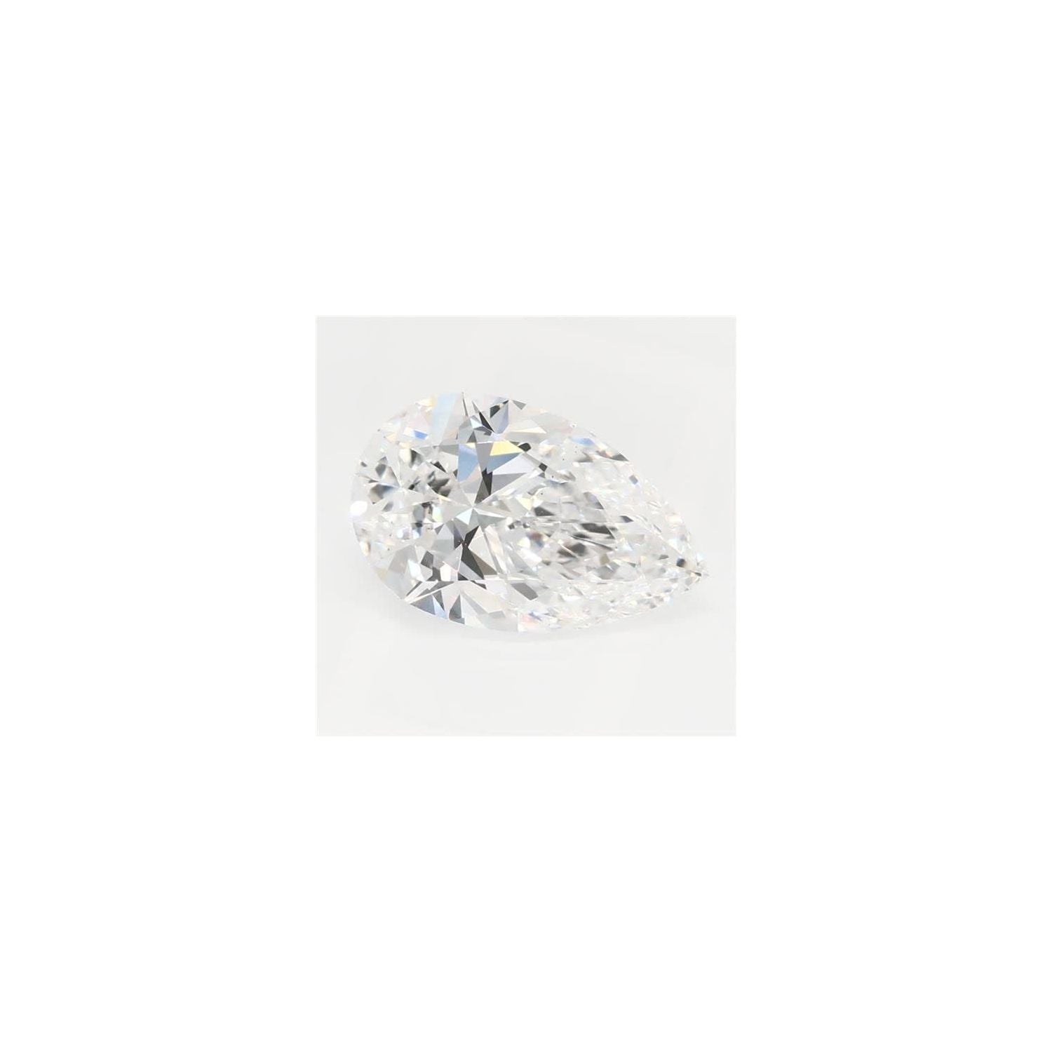 1.41 ct Pear Lab-Grown Diamond – D VS2 – Faceted Cut – GCAL Certified — Sapphire Row