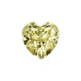 4 mm Heart Lab-Grown Yellow Sapphire – Faceted Cut – Eye-Clean Quality — Sapphire Row