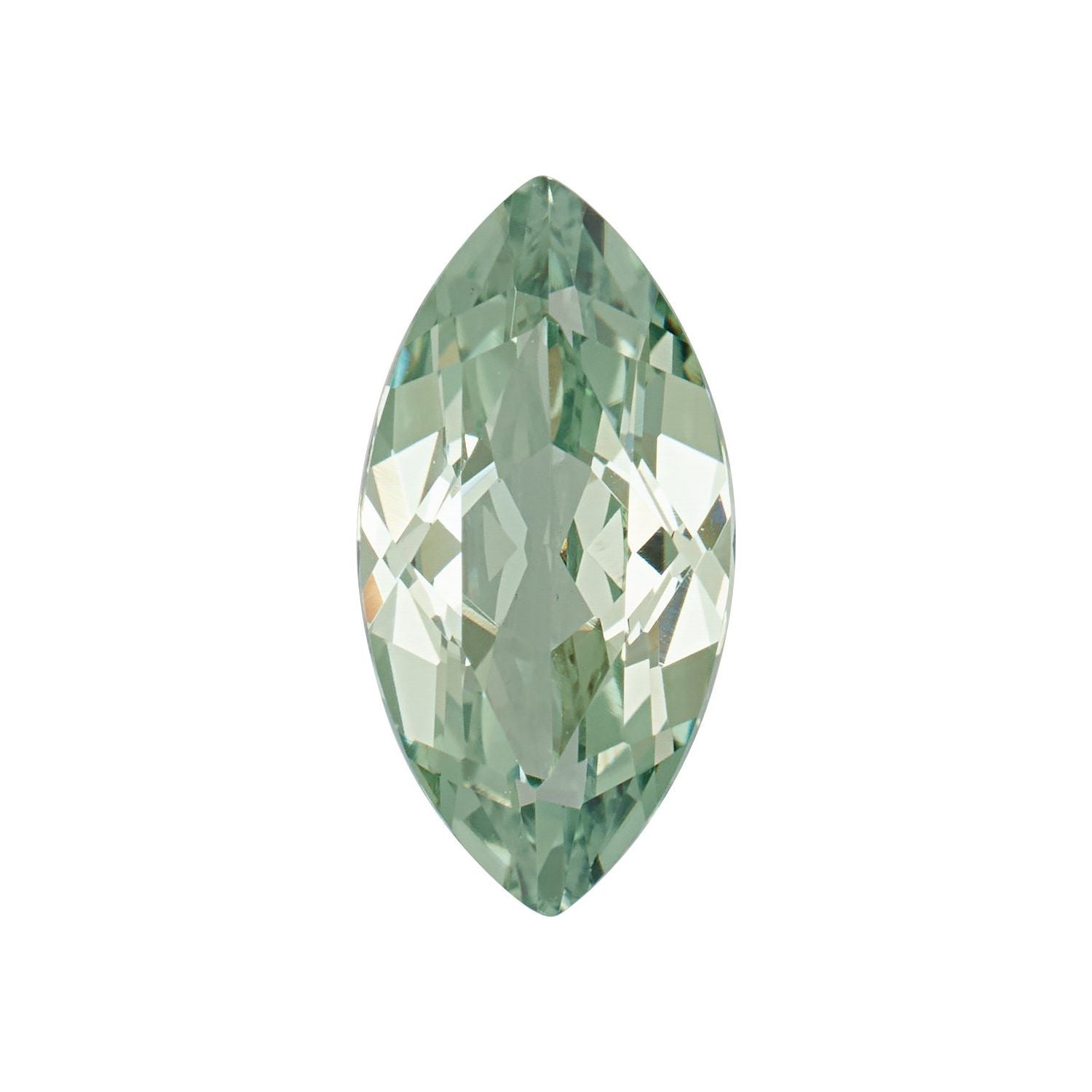 6x3 mm Marquise Lab-Grown Green Sapphire – Faceted Cut – Eye-Clean Quality — Sapphire Row