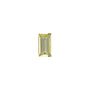 3x1.5 mm lab-grown yellow sapphire, straight baguette cut | Sapphire Row