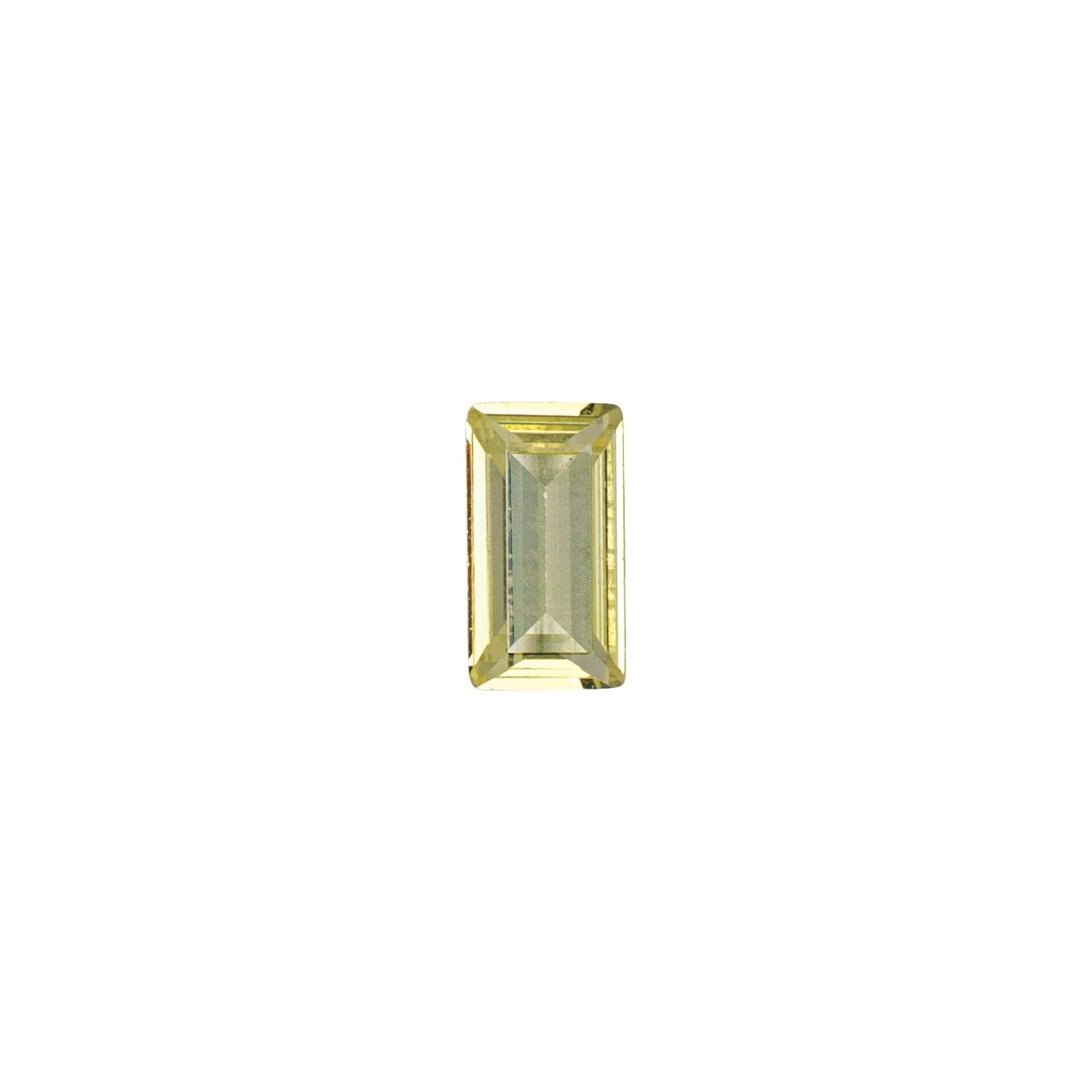 5x2 mm Straight Baguette Lab-Grown Yellow Sapphire – Step-Cut – Eye-Clean Quality — Sapphire Row