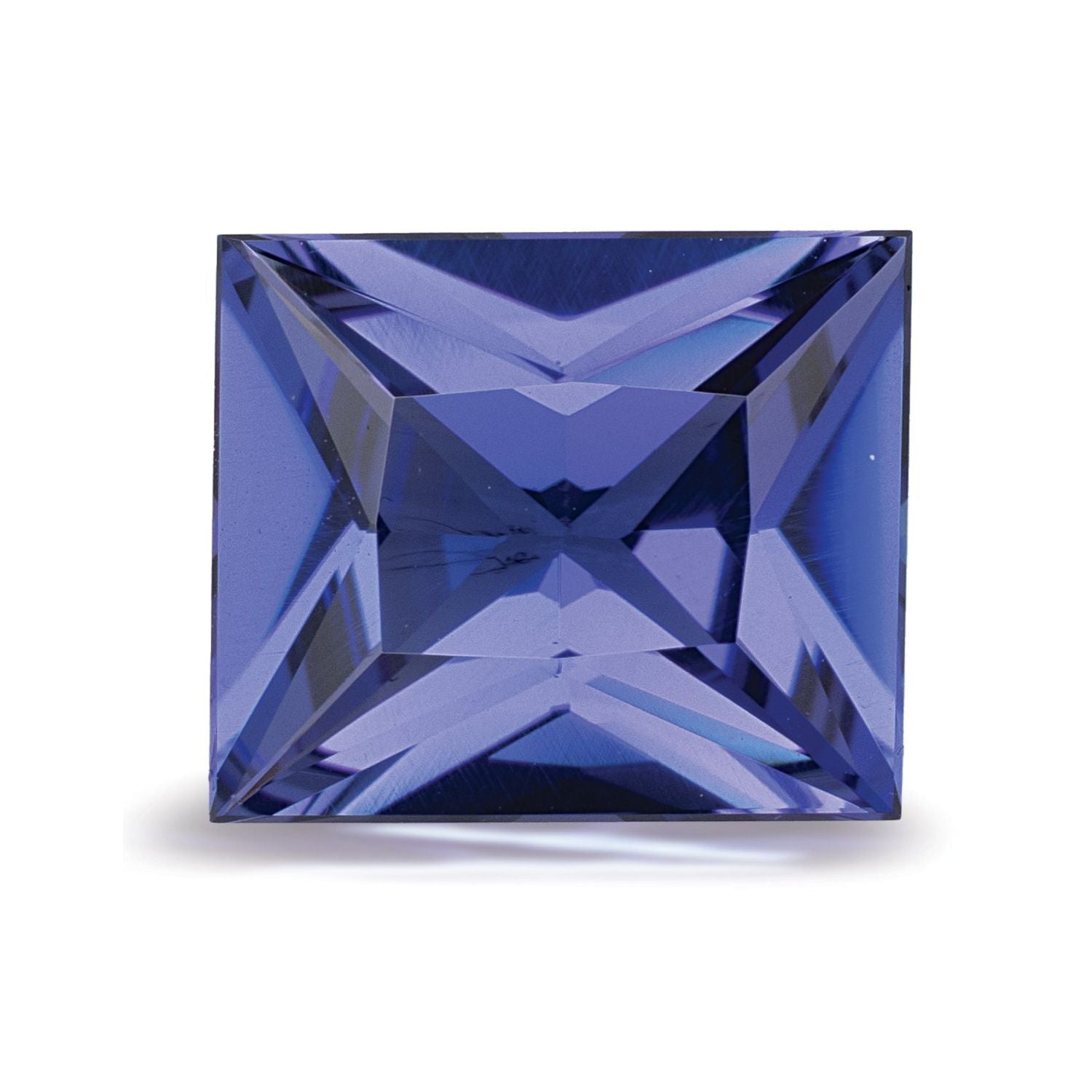 4.46 ct Straight Baguette Natural Natural Tanzanite Tanzanite – Faceted Cut – N/A Certified — Sapphire Row