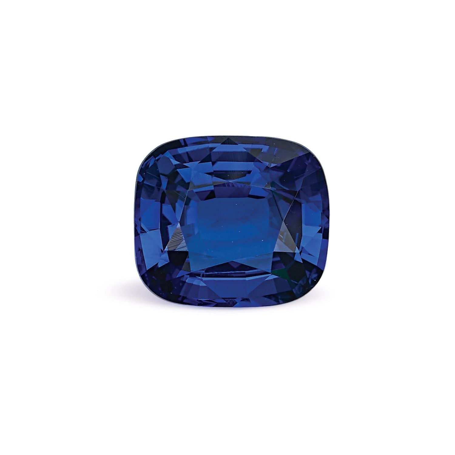 2.13 ct natural blue sapphire from Sri Lanka, antique cushion cut | Sapphire Row