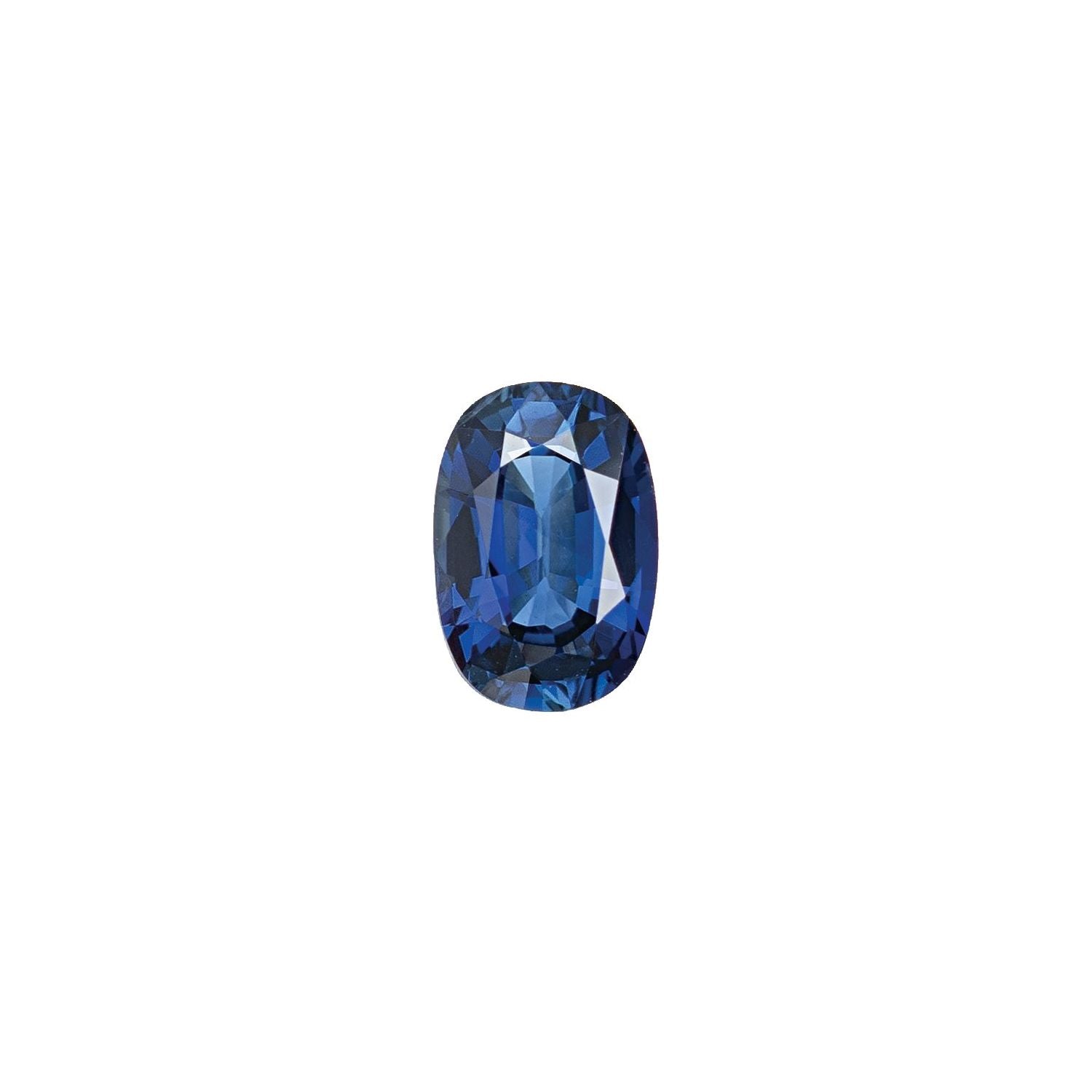7x5 mm Antique Cushion Natural Blue Sapphire – Faceted Cut – AA Quality — Sapphire Row