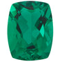 8x6 mm Antique Cushion Lab-Grown Green Emerald – Faceted Cut – Eye-Clean Quality — Sapphire Row