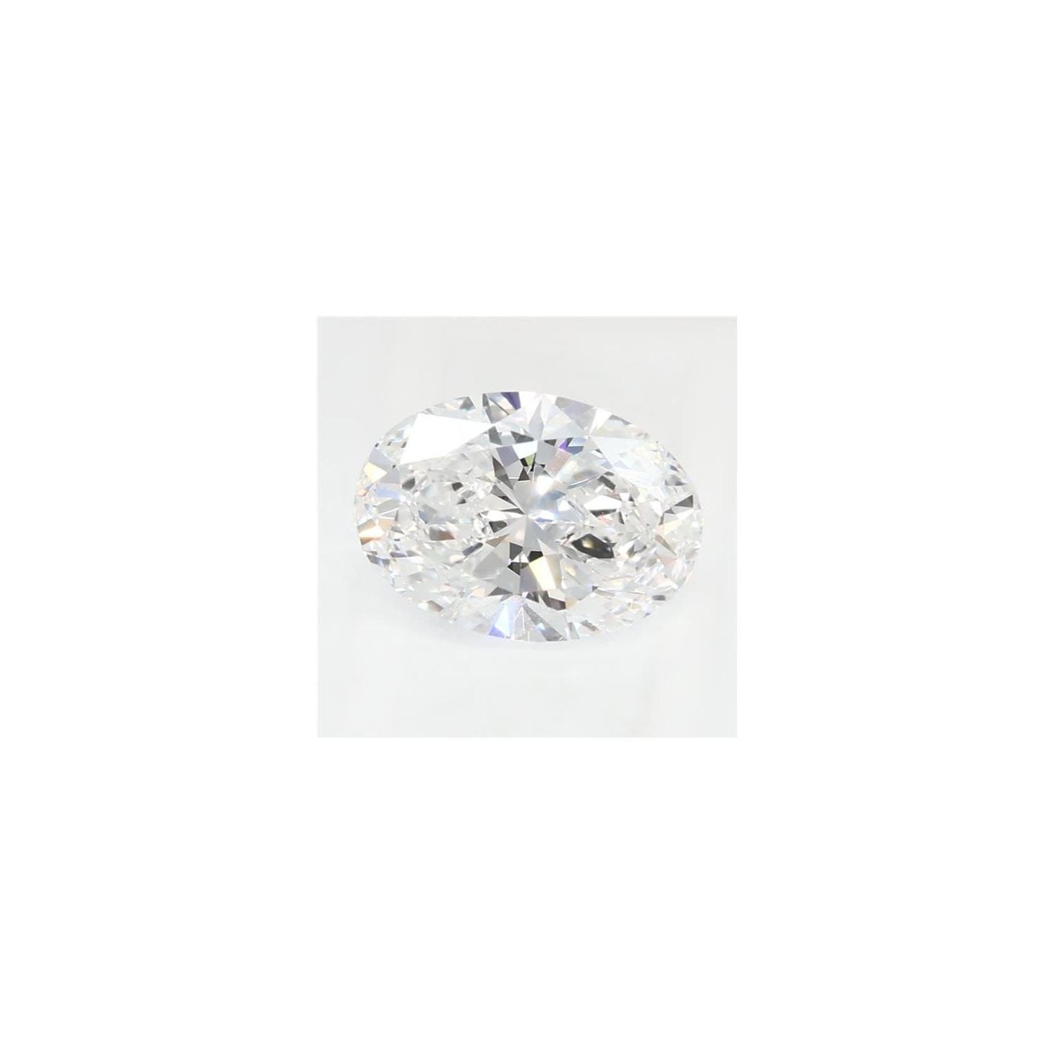 0.88 ct Oval Lab-Grown Diamond – D VS1 – Faceted Cut – GCAL Certified — Sapphire Row