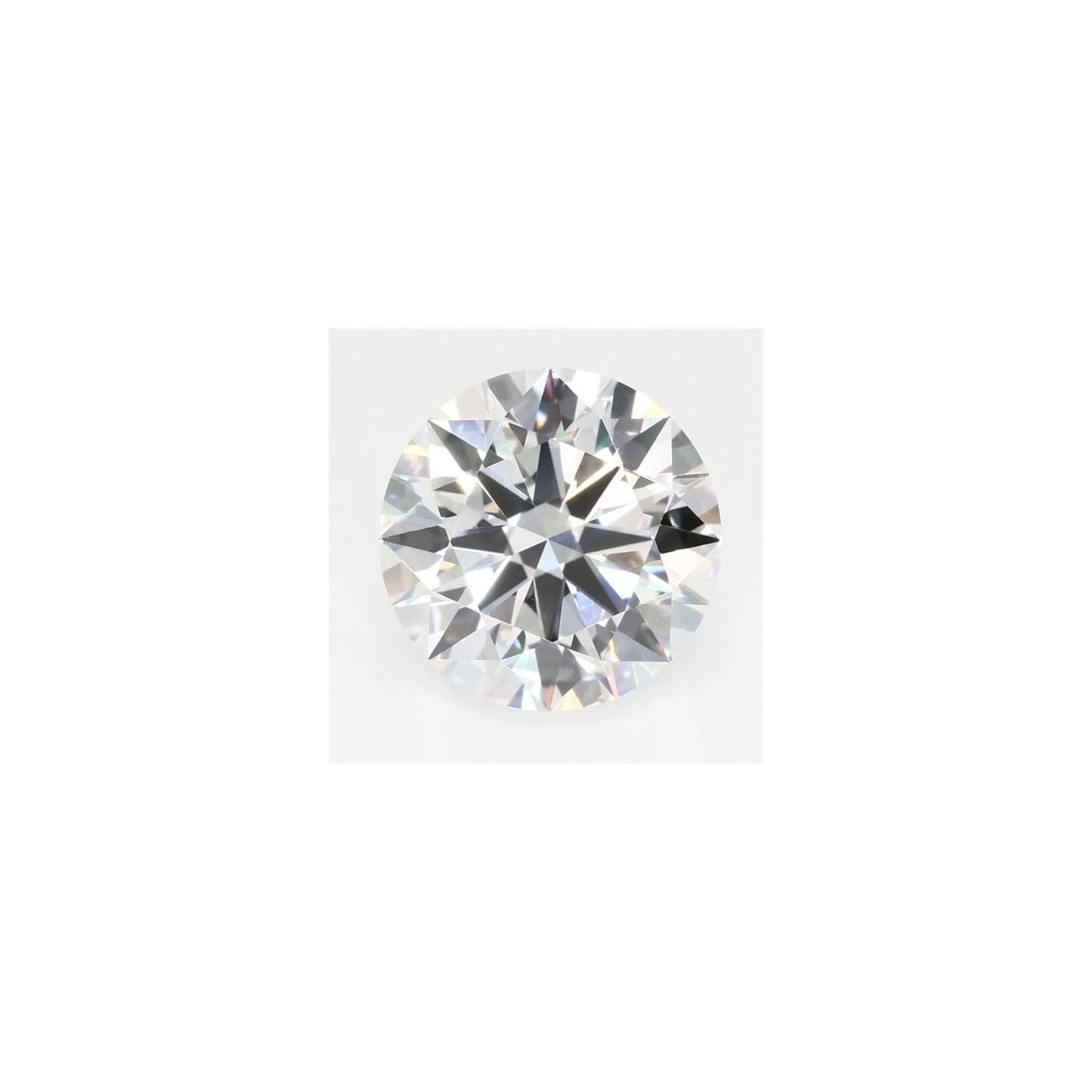 3.26 ct Round Lab-Grown Diamond – F VS1 – Faceted Cut – GCAL Certified — Sapphire Row