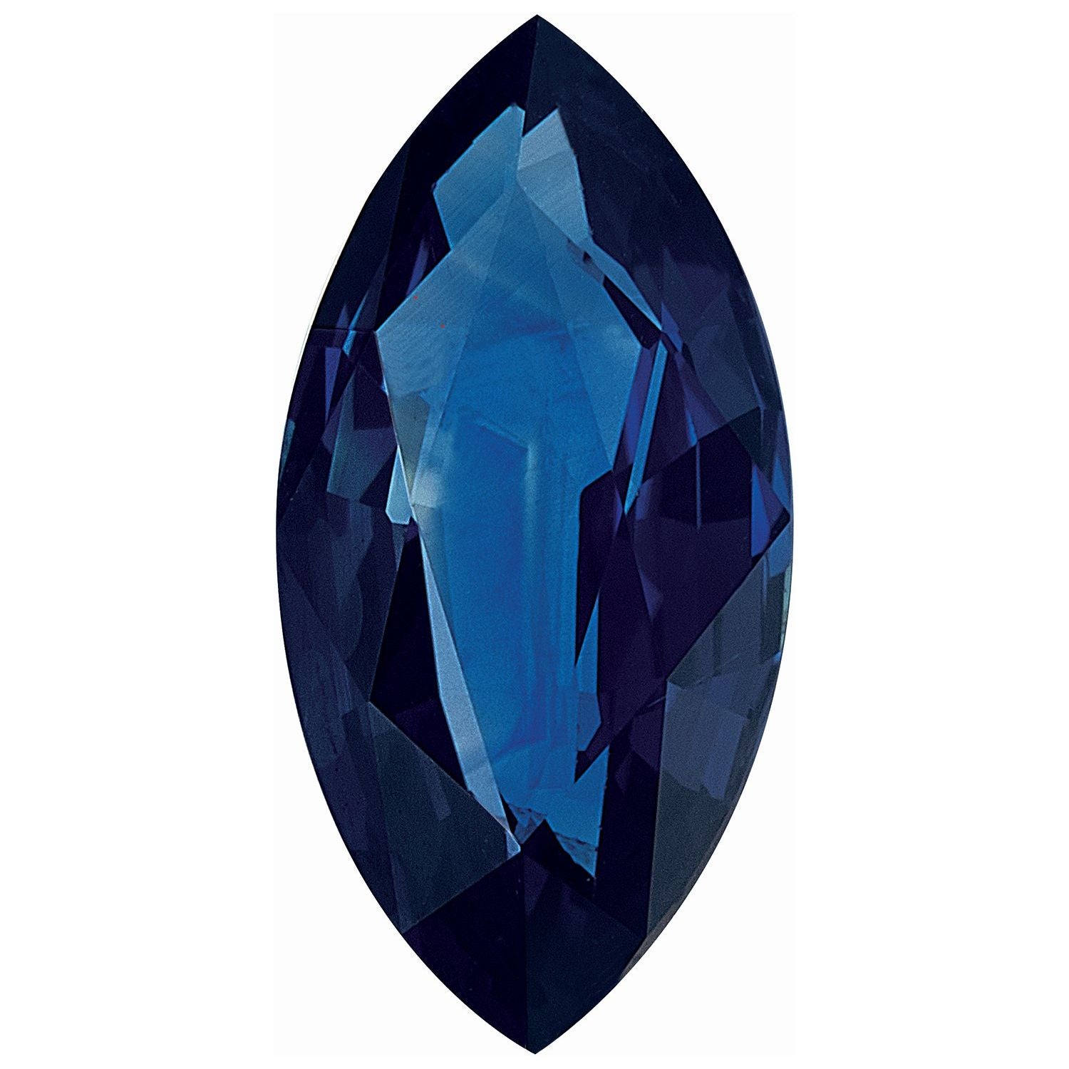 4x2 mm Marquise Natural Blue Sapphire – Faceted Cut – AA Quality — Sapphire Row