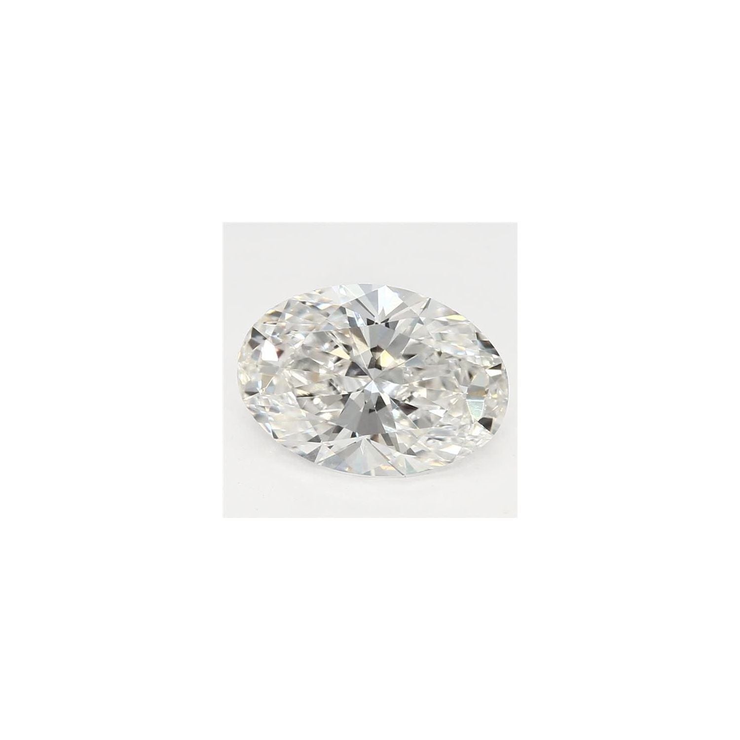 0.91 ct Oval Lab-Grown Diamond – F VVS2 – Faceted Cut – GCAL Certified — Sapphire Row