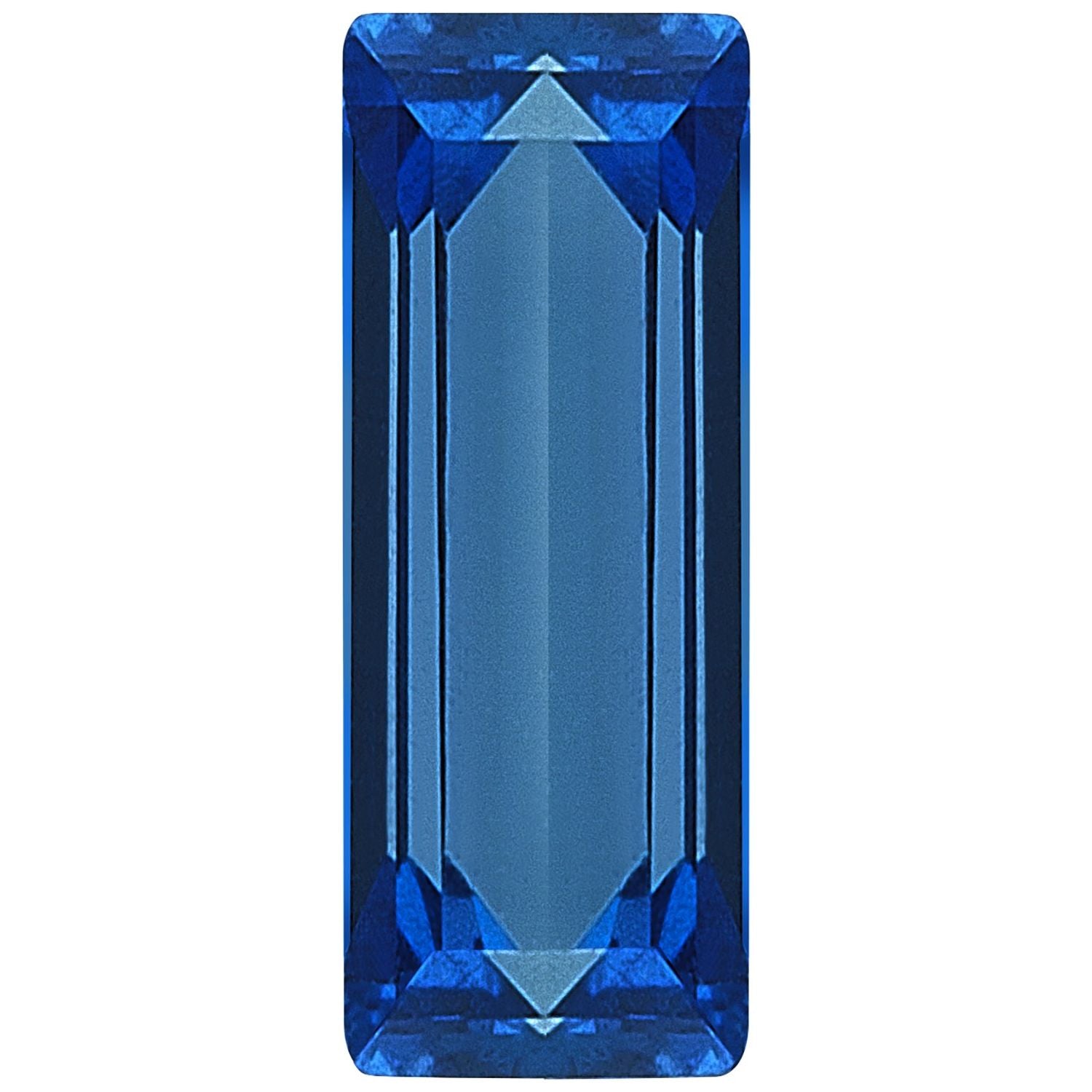 4x2 mm Straight Baguette Lab-Grown Blue Sapphire – Step-Cut – Eye-Clean Quality — Sapphire Row