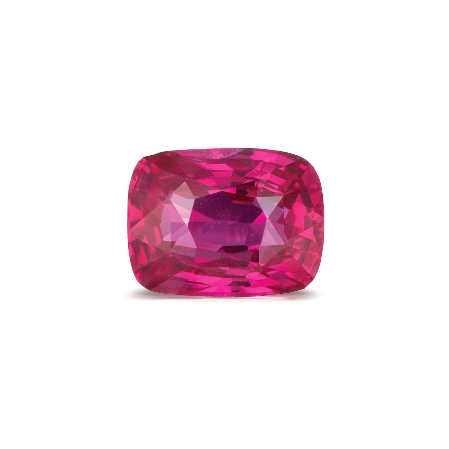 2.55 ct Antique Cushion Natural Natural Ruby Ruby – Faceted Cut – AGL Certified — Sapphire Row