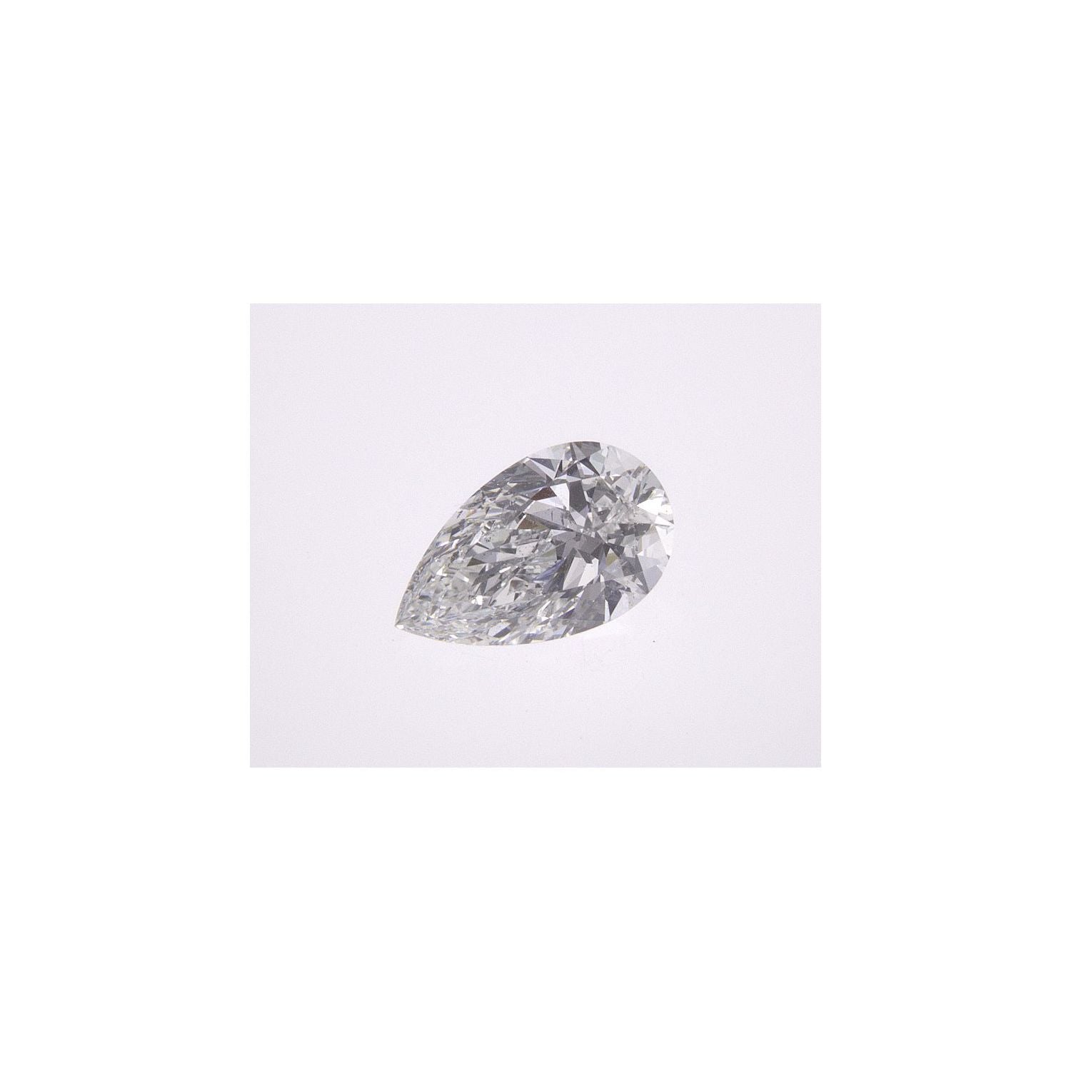 0.60 ct Pear Natural Diamond – F SI2 – Faceted Cut – GIA Certified — Sapphire Row