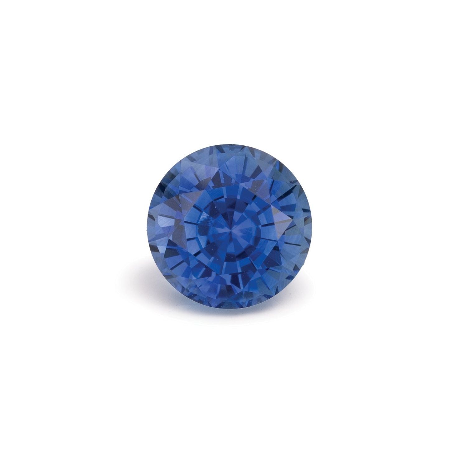 1.58 ct Round Natural Natural Sapphire Sapphire – Faceted Cut – N/A Certified — Sapphire Row