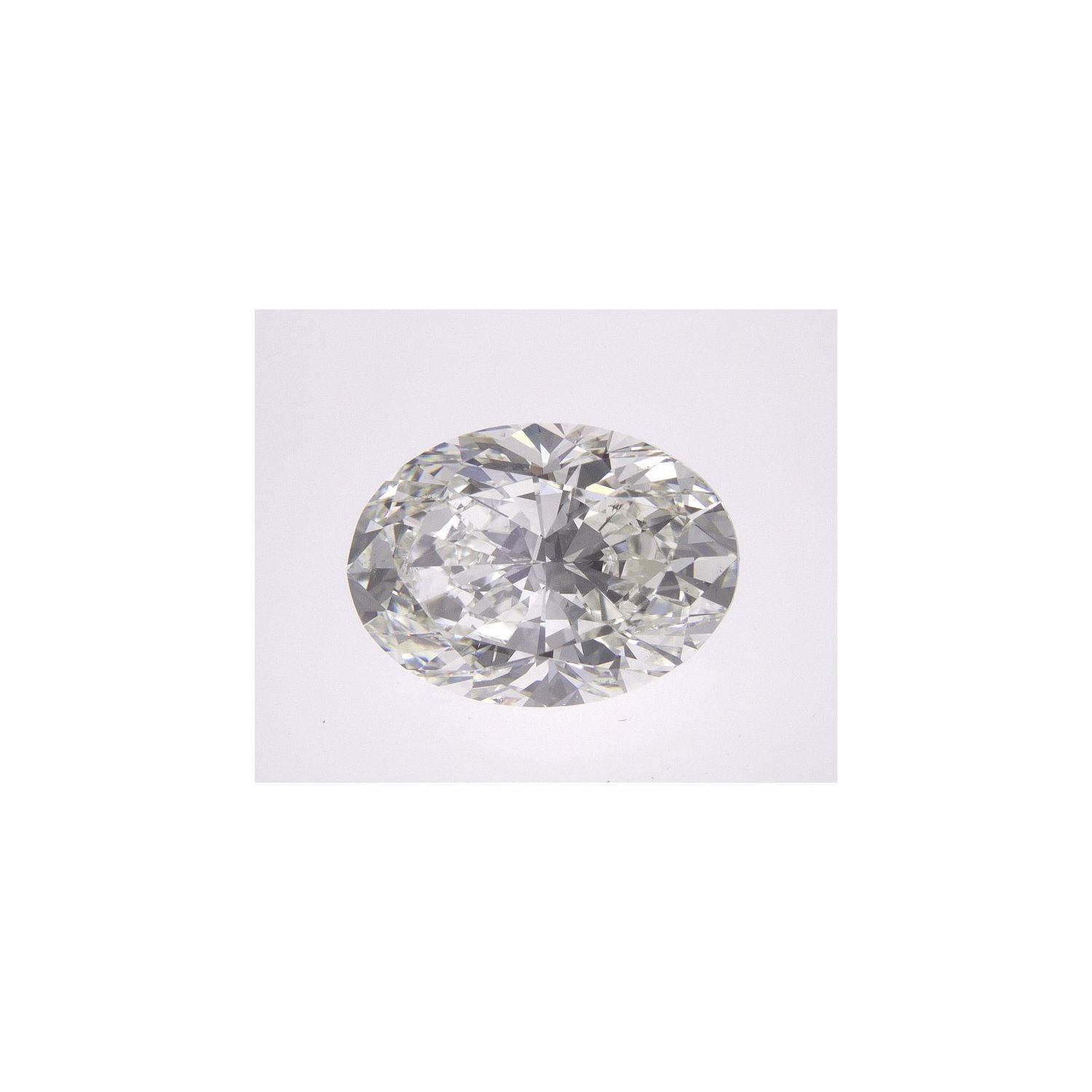 3.01 ct Oval Natural Diamond – I SI1 – Faceted Cut – GIA Certified — Sapphire Row