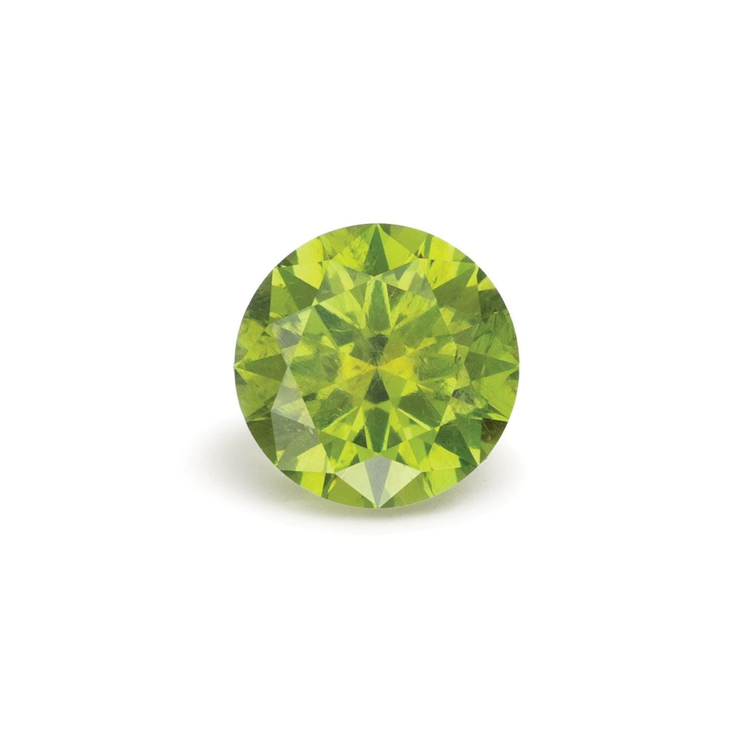 1.07 ct Round Natural Natural Demantoid Garnet Demantoid Garnet – Faceted Cut – N/A Certified — Sapphire Row