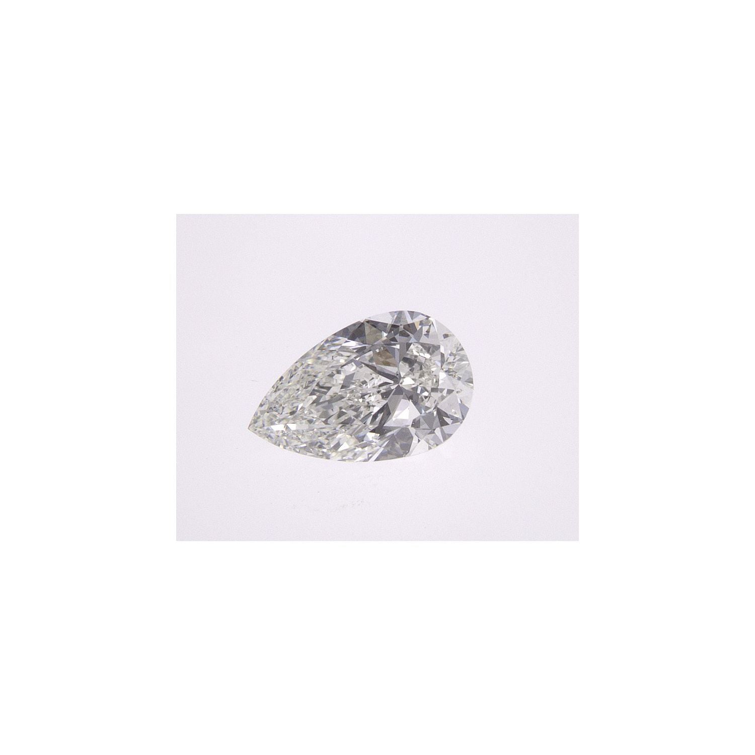 0.60 ct Pear Natural Diamond – H VS2 – Faceted Cut – GIA Certified — Sapphire Row