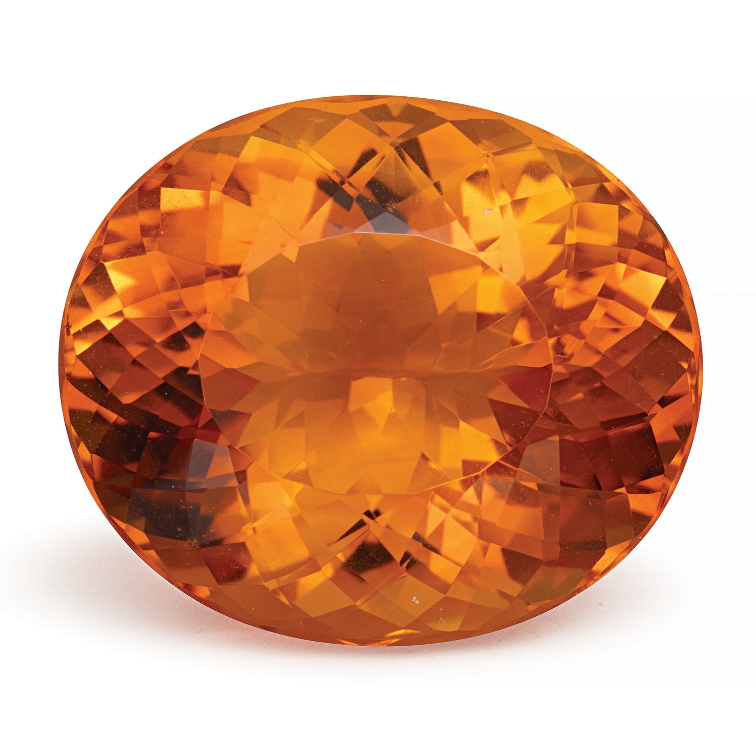 22.11 ct Oval Natural Natural Citrine Citrine – Faceted Cut – N/A Certified — Sapphire Row