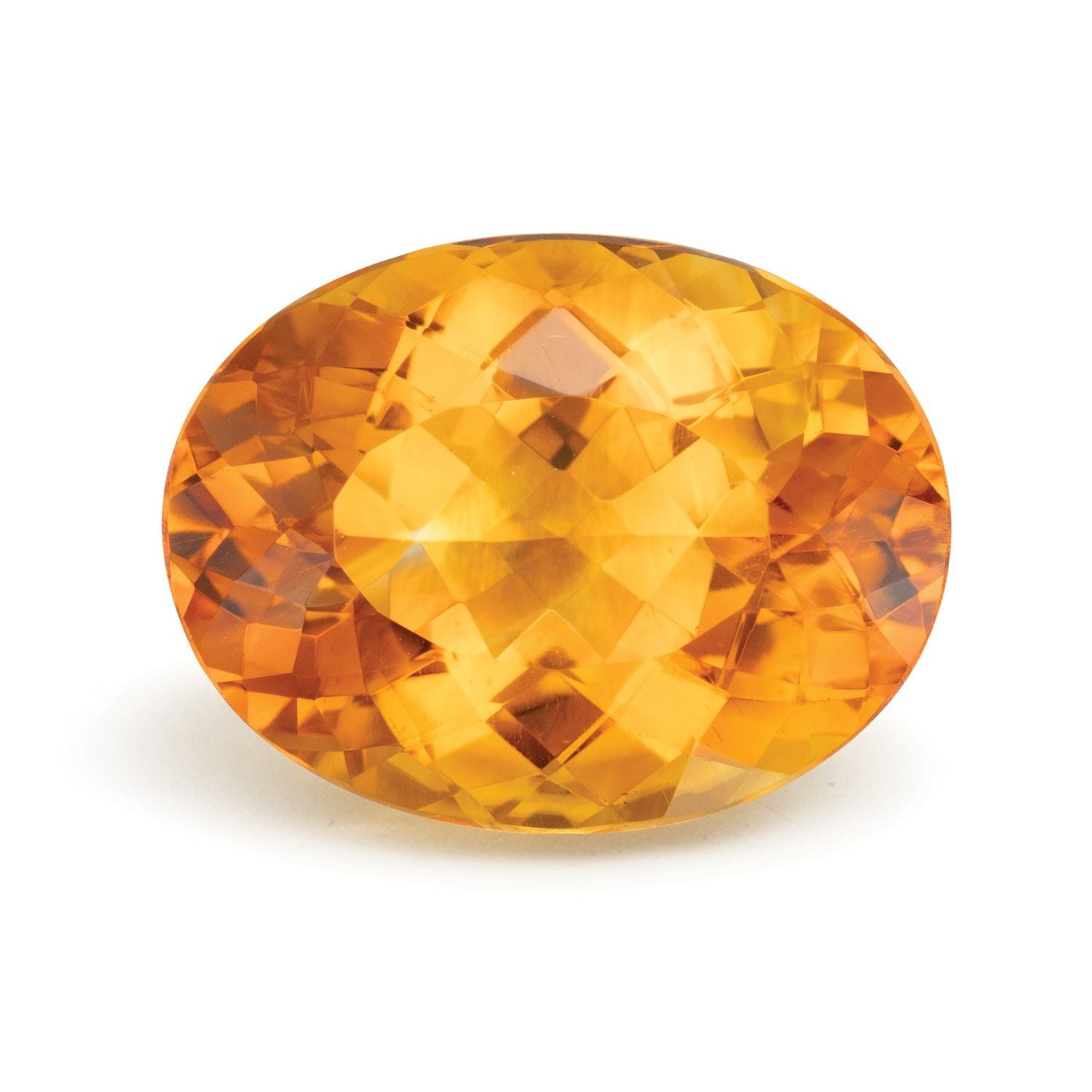 17.45 ct Oval Natural Natural Citrine Citrine – Faceted Cut – N/A Certified — Sapphire Row