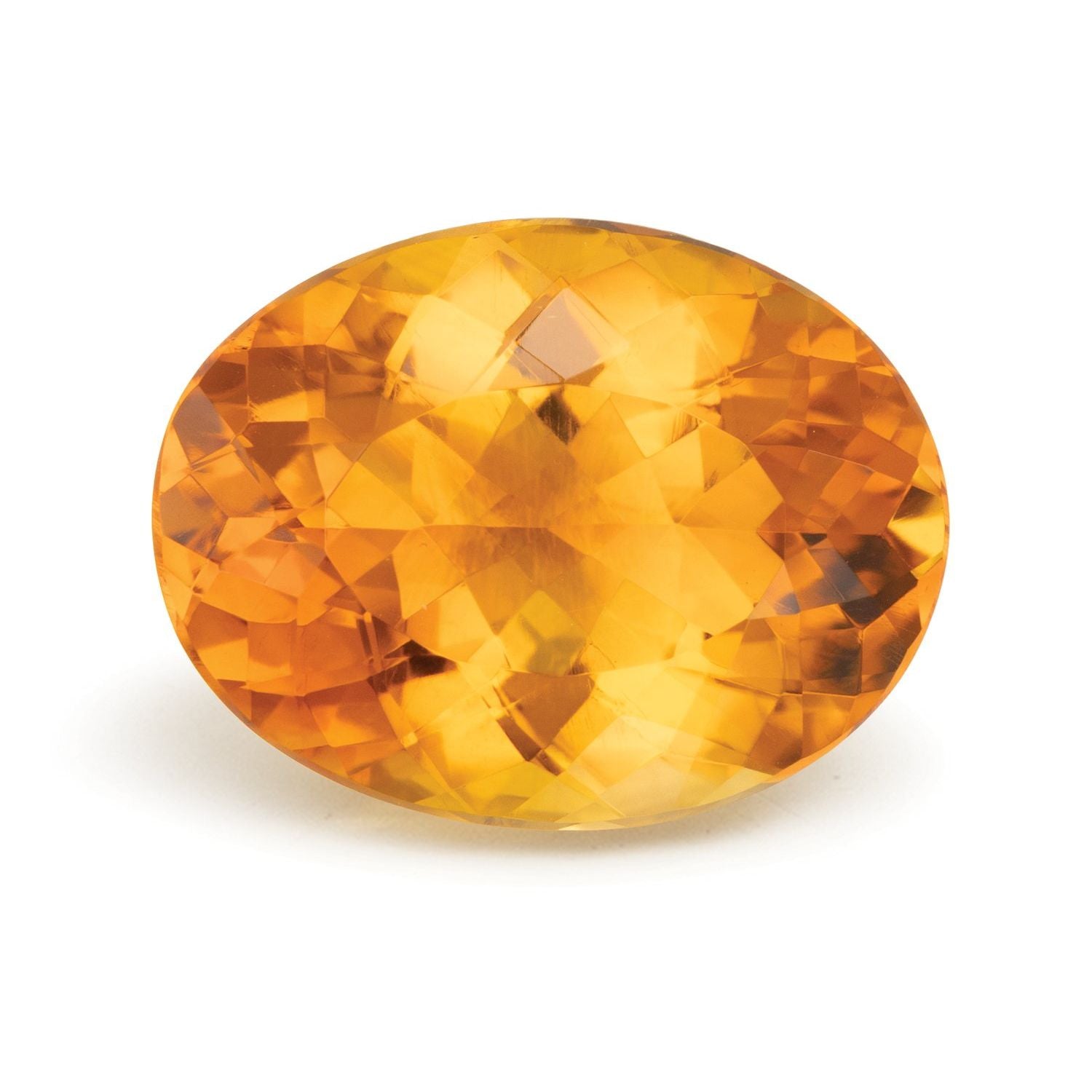 16.79 ct Oval Natural Natural Citrine Citrine – Faceted Cut – N/A Certified — Sapphire Row