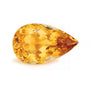 20.17 ct Pear Natural Natural Citrine Citrine – Faceted Cut – N/A Certified — Sapphire Row