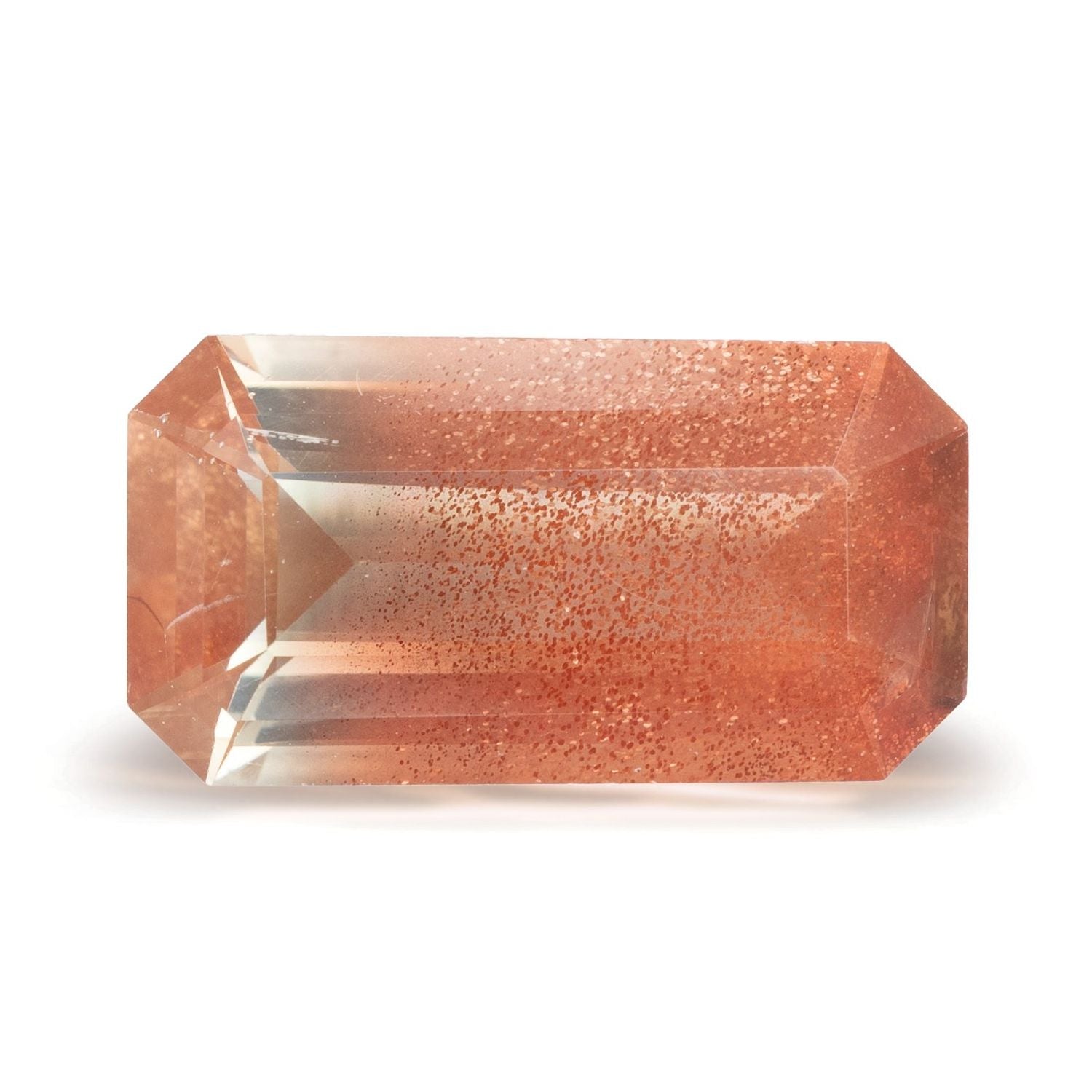 3.98 ct Emerald Natural Natural Sunstone Sunstone – Step-cut – N/A Certified — Sapphire Row