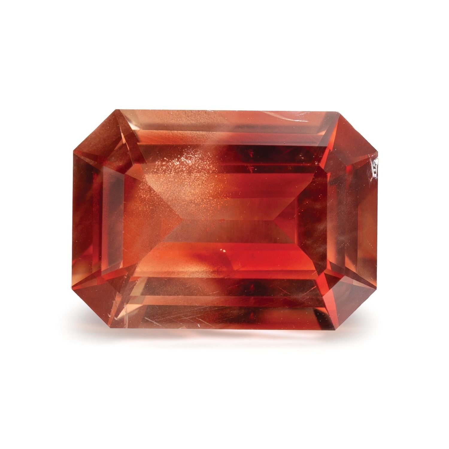 4.97 ct Emerald Natural Natural Sunstone Sunstone – Step-cut – N/A Certified — Sapphire Row