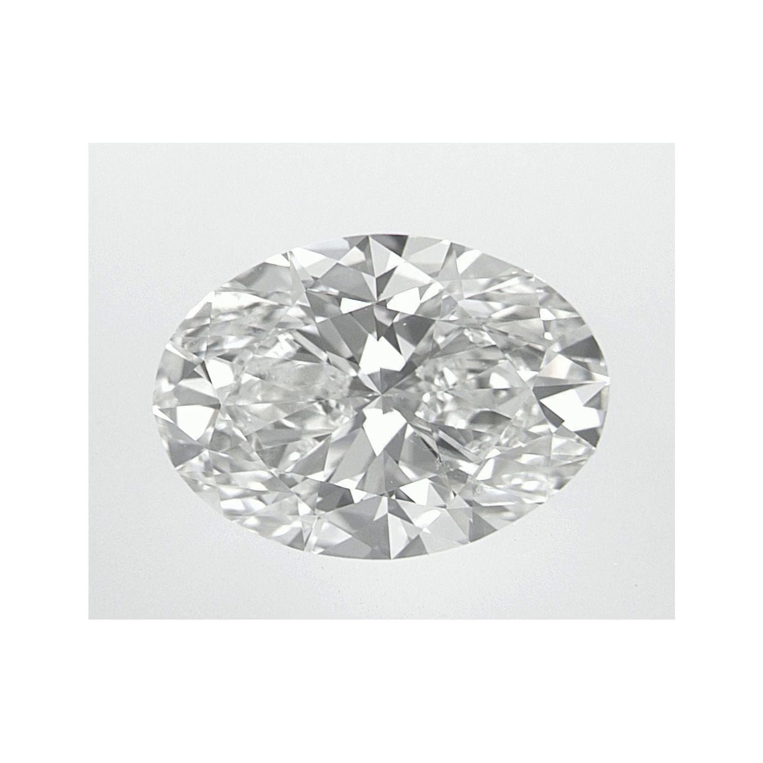 2.50 ct Oval Natural Diamond – J SI1 – Faceted Cut – GIA Certified — Sapphire Row