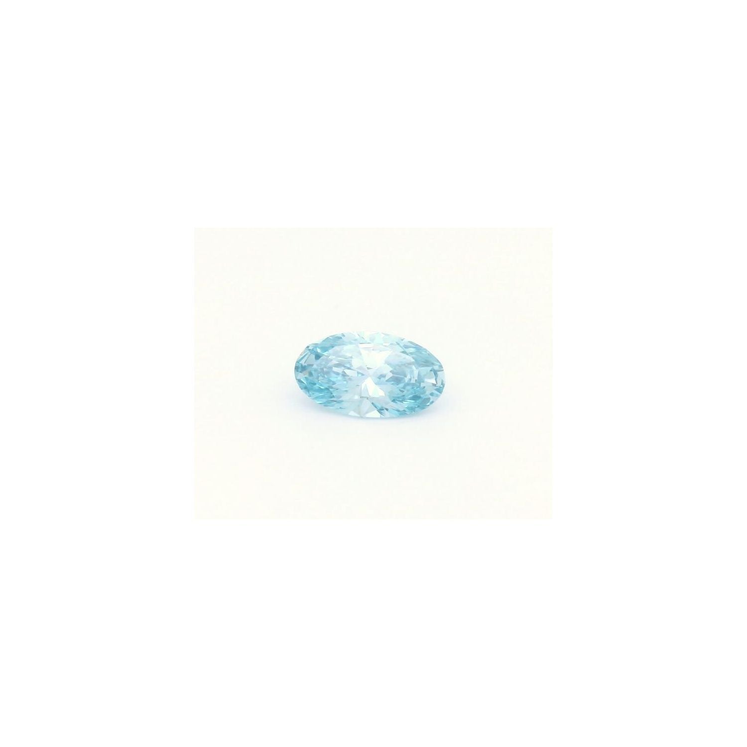 0.59 ct Oval Lab-Grown Diamond – Fa VVS2 – Faceted Cut – IGI Certified — Sapphire Row